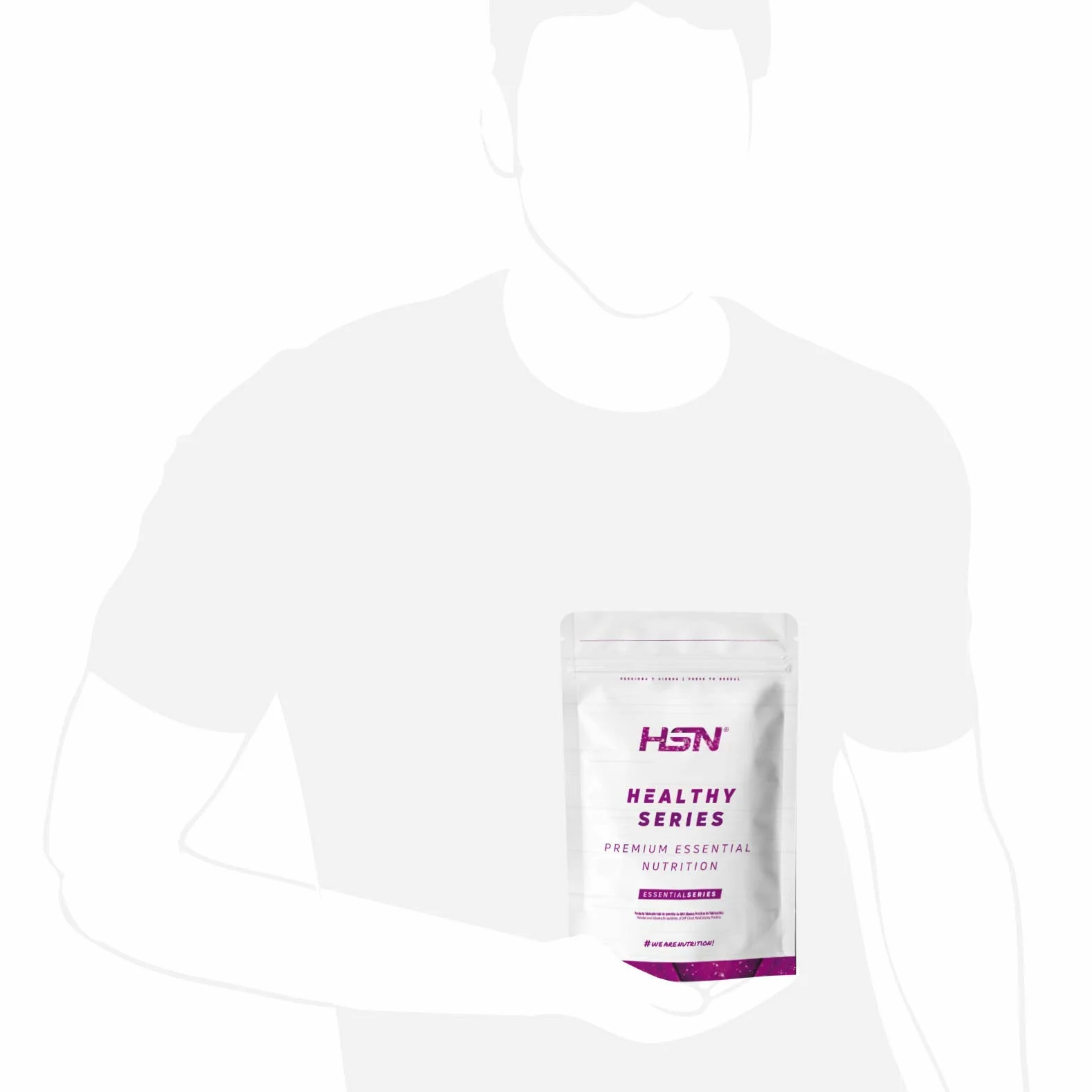 HSN Chlorella en Polvo | 500 g = 167 tomas por envase 100% Pura Alga Chlorella Pyrenoidosa Rica en Clorofila | Fuente de Vitamina B12 + Fibra + Minerales | No-GMO, Vegano, Sin Aditivos, Sin Gluten