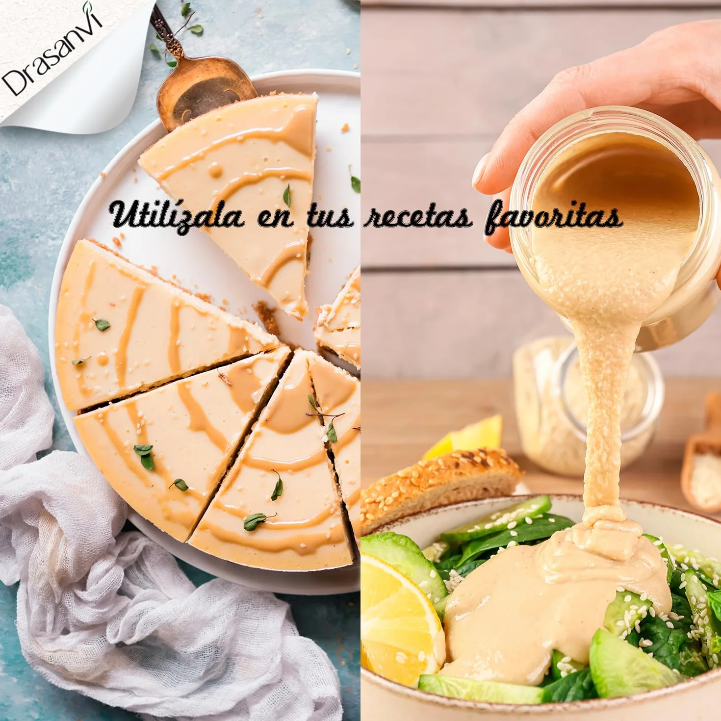 Ecosana TAHÍN Certificado Bio by DRASANVI - Vegano - SIN Gluten - 350g