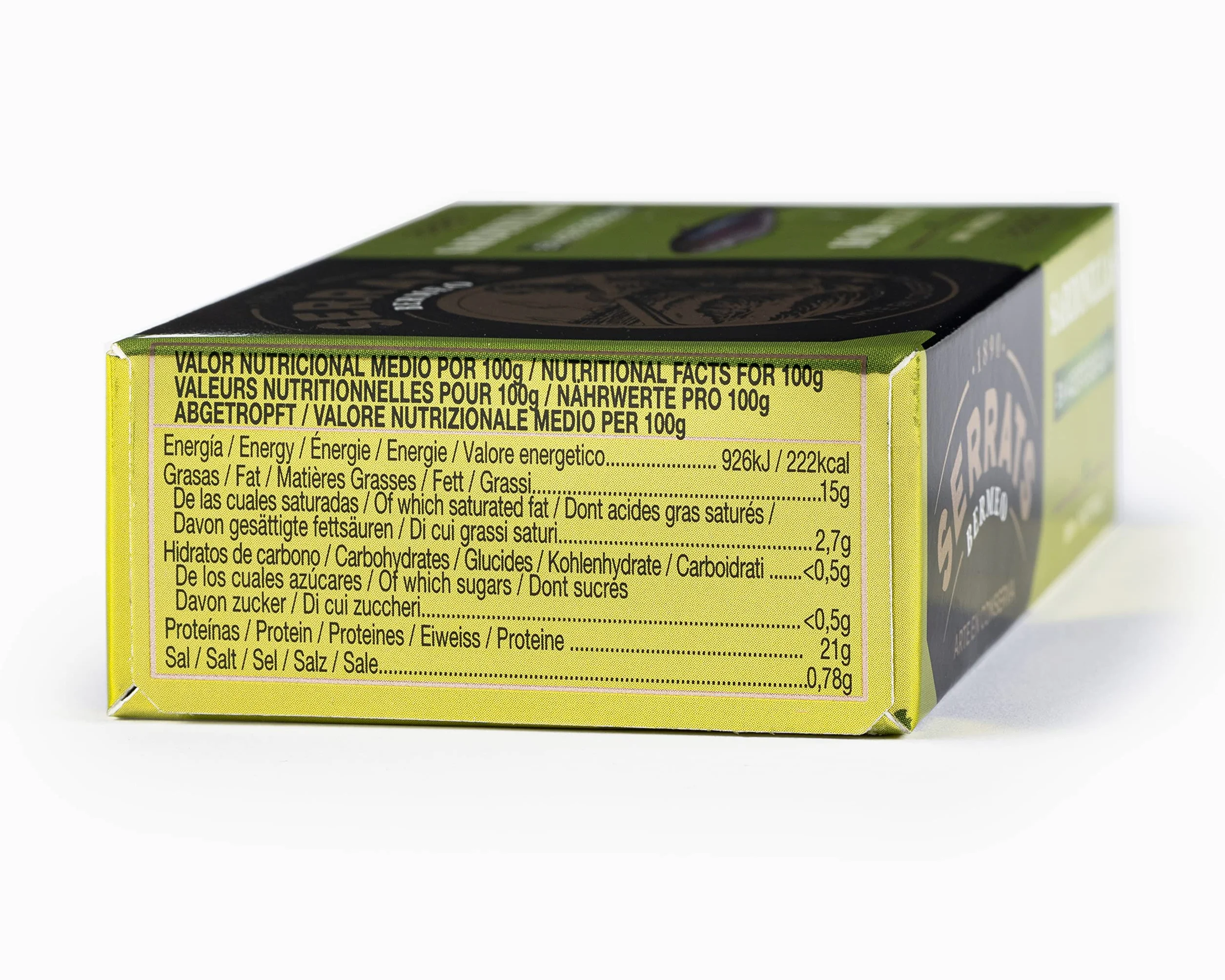 Conservas Serrats - Sardinillas en Aceite de Oliva - 16/20 sardinillas por lata (115g)