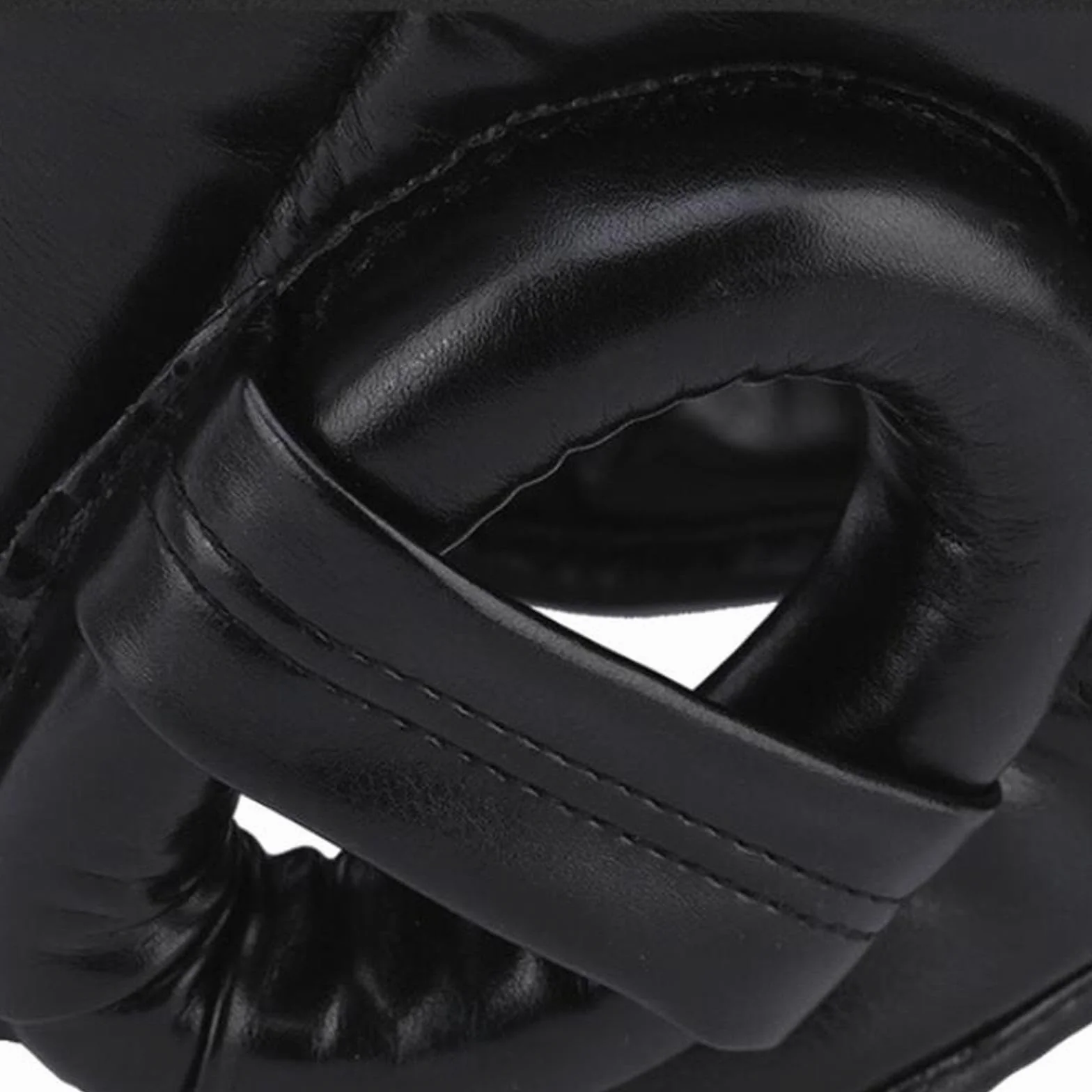 Casco de Kickboxing Protector Cefálico con Visión Clara Acolchado Suave