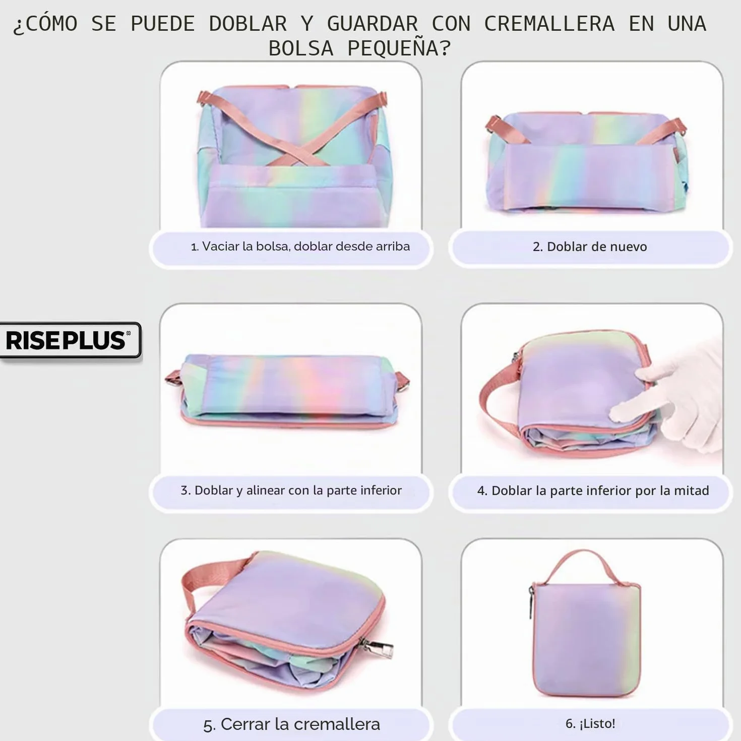 Mochila de Cuerdas Impermeable Gran Capacidad para Deporte, Gimnasio, Natación y Viajes