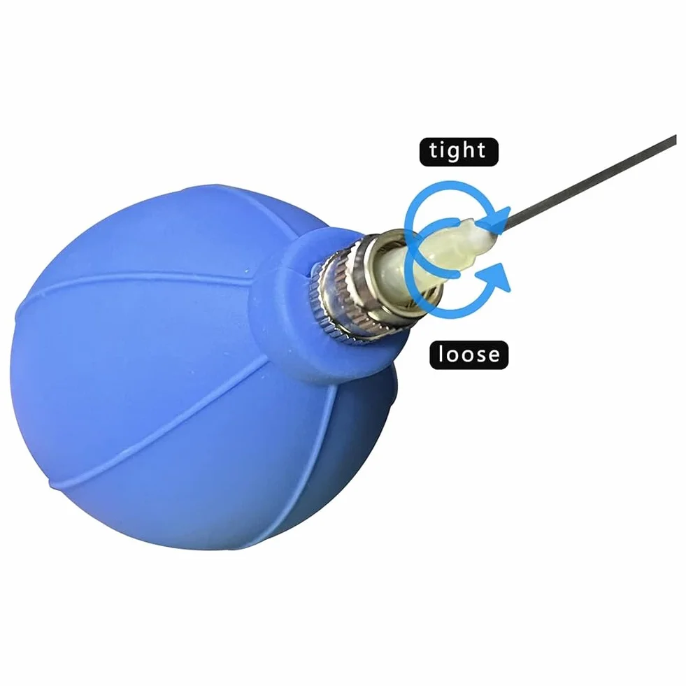 Soplador de huevos simple, herramientas para vaciar huevos, bomba de huevos y taladro con un agujero, accesorios para hacer huevos de Pascua, juego de decoración de huevos ucraniano, azul