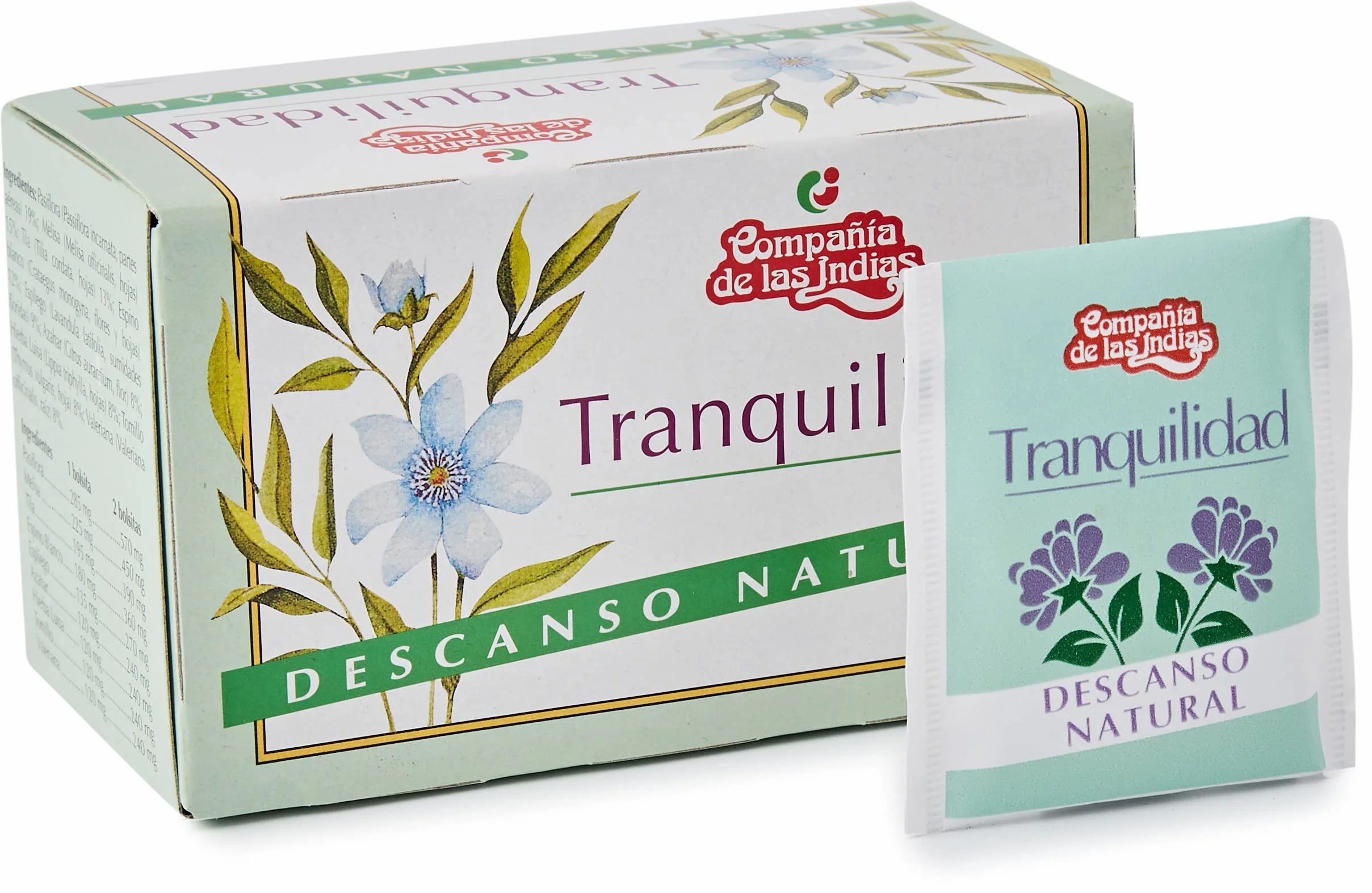 Indias Tranquilizante 20 Bolsitas - 30 gr