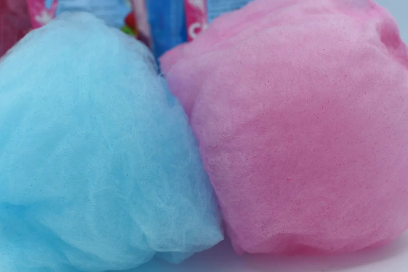 Azúcar para Algodón de Azúcar Sabor Fresa y Arándano - Azúcar Rosa y Azul