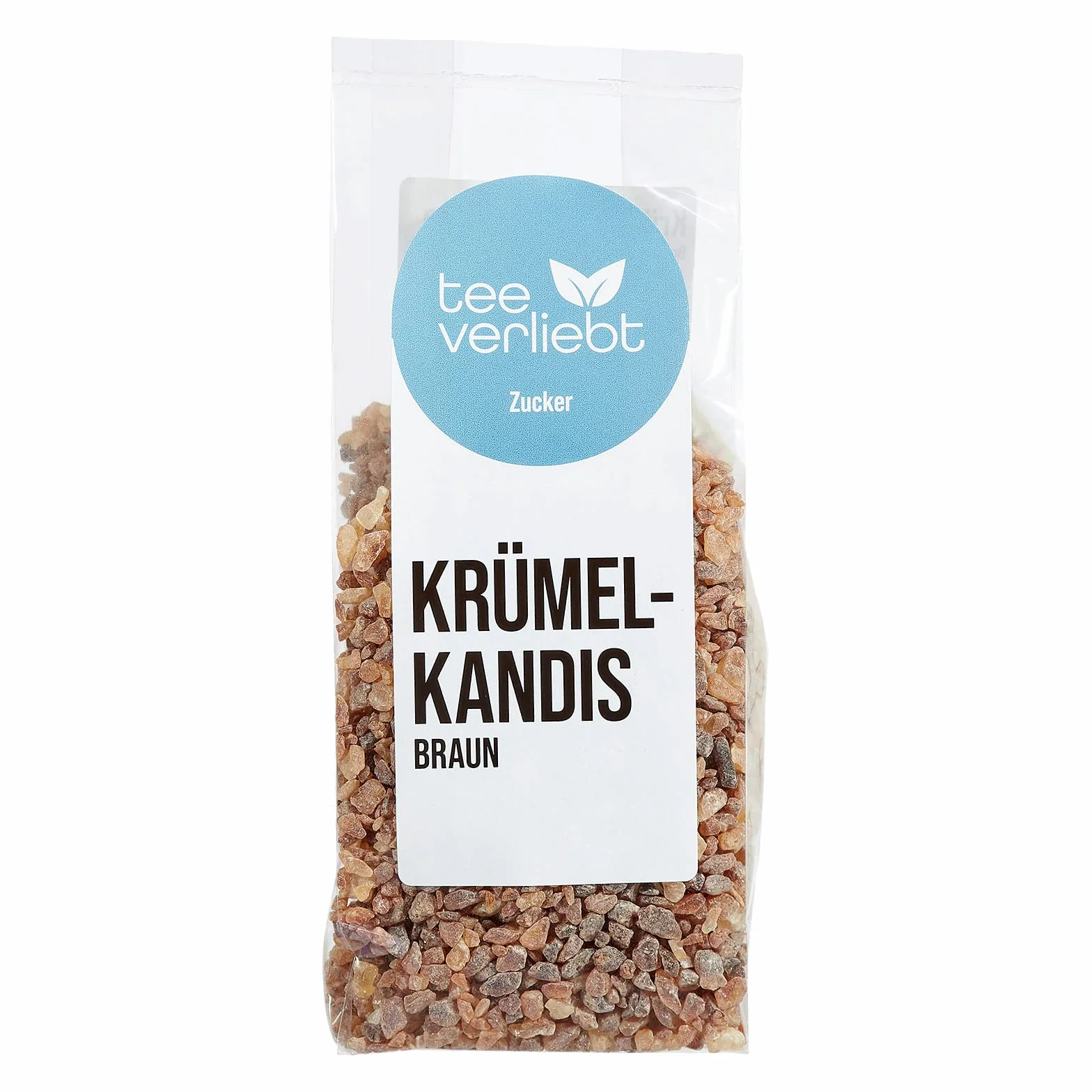 FRUTEG Krümelskandis Brown Fine | 5x 250g pequeño marrón kluntjes - en la bolsa de aluminio | Brown Candi Tea Sugar - Candi Cube con delicioso caramelo nota | Kluntje kandis azúcar marrón 5x 250 g