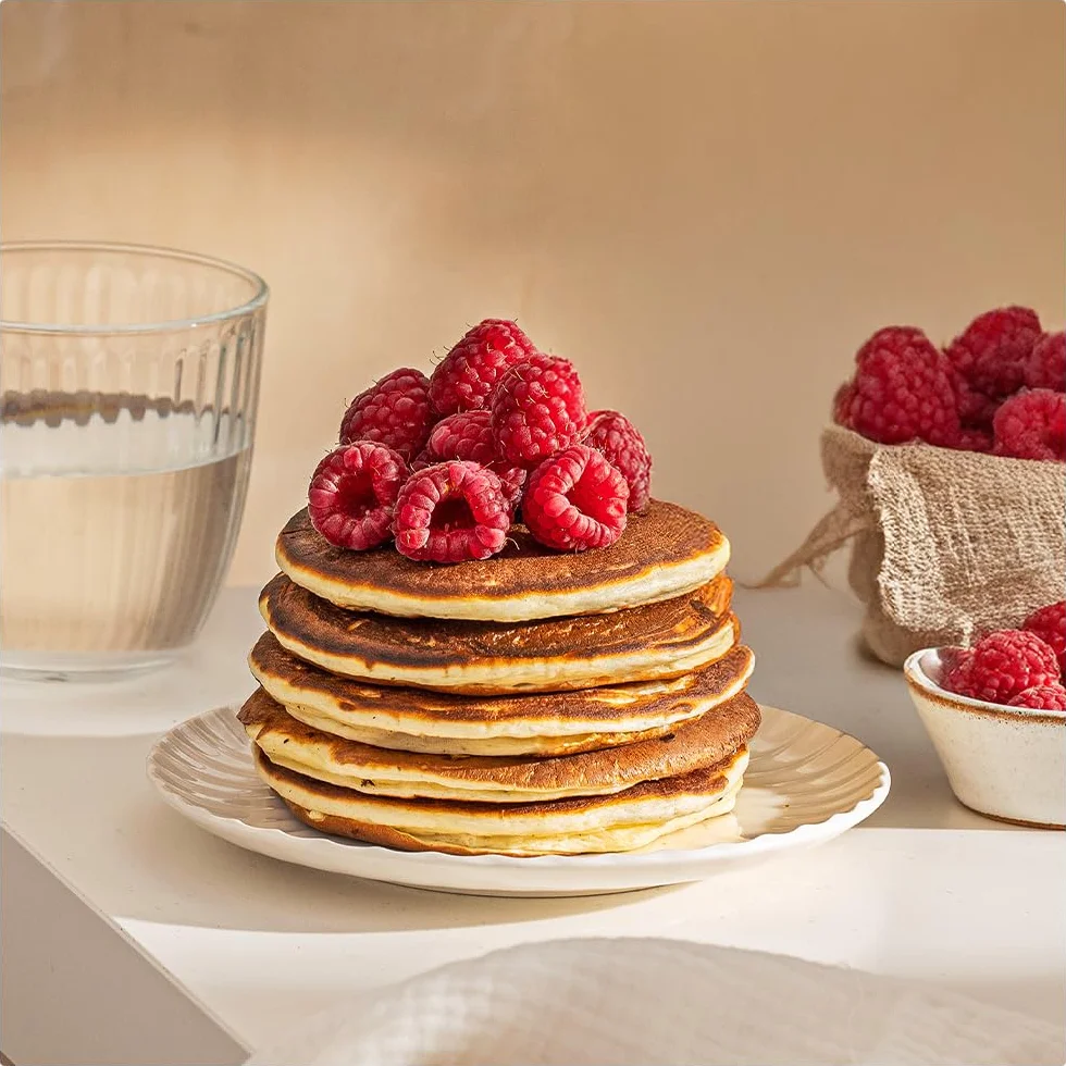 Protein Works | Diet Protein Pancakes – GOLD Innovation, Mezcla Pancakes Proteicos Premium, Desayuno Bajo en Calorías, Bajo Grasa & Azúcar, Apoya Pérdida de Peso, Natural, 25 Porciones, 1kg