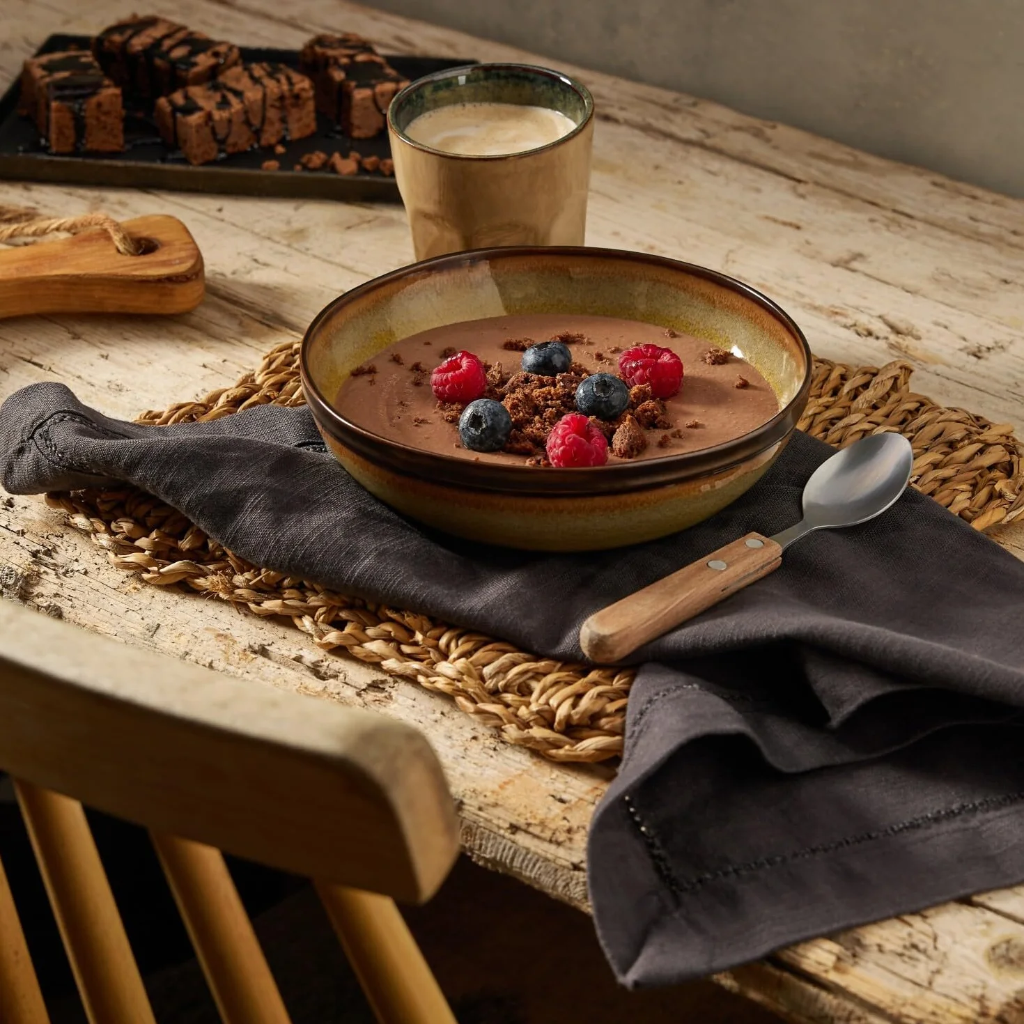PROZIS oatmeal 1kg - harina de avena integral soluble- sabor chocolate