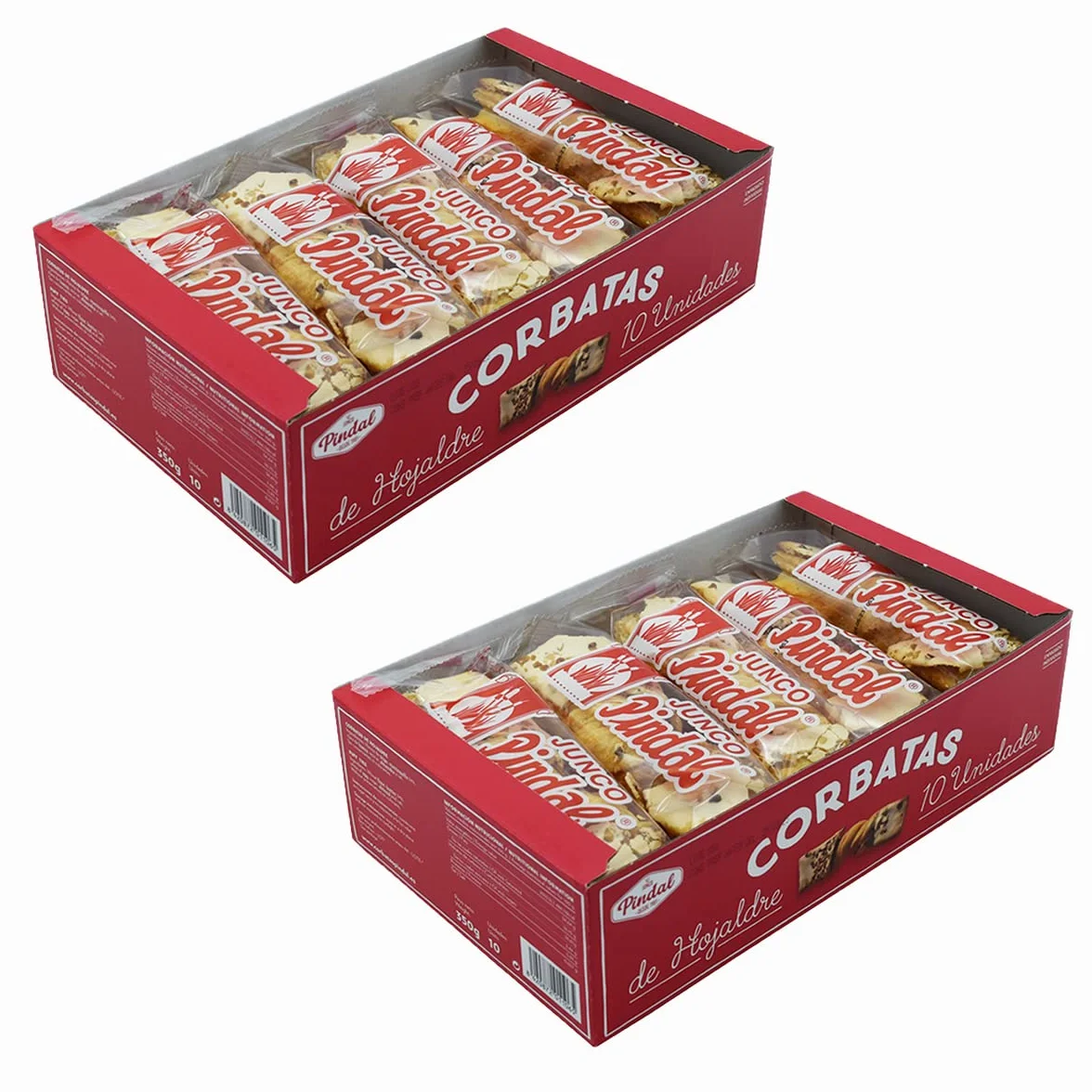JUNCO PINDAL Corbatas de Unquera, Envase Individual, 20 unds (Pack 2 Cajas de 10 Unds)