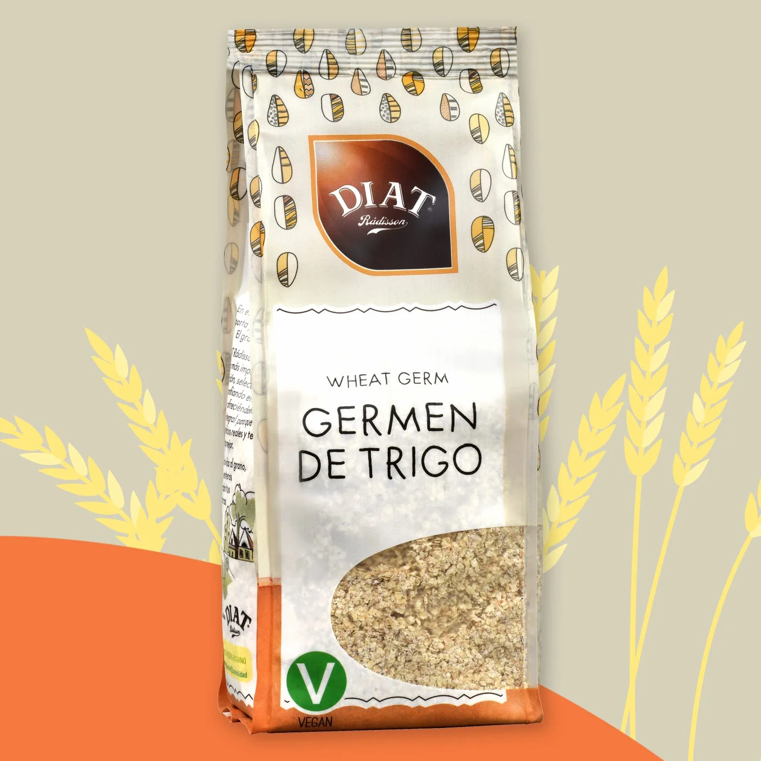 DIAT Radisson - Germen de Trigo | Rico en Vitaminas y Ácidos Grasos Esenciales | Proteína Vegetal | Sin Azúcares Añadidos