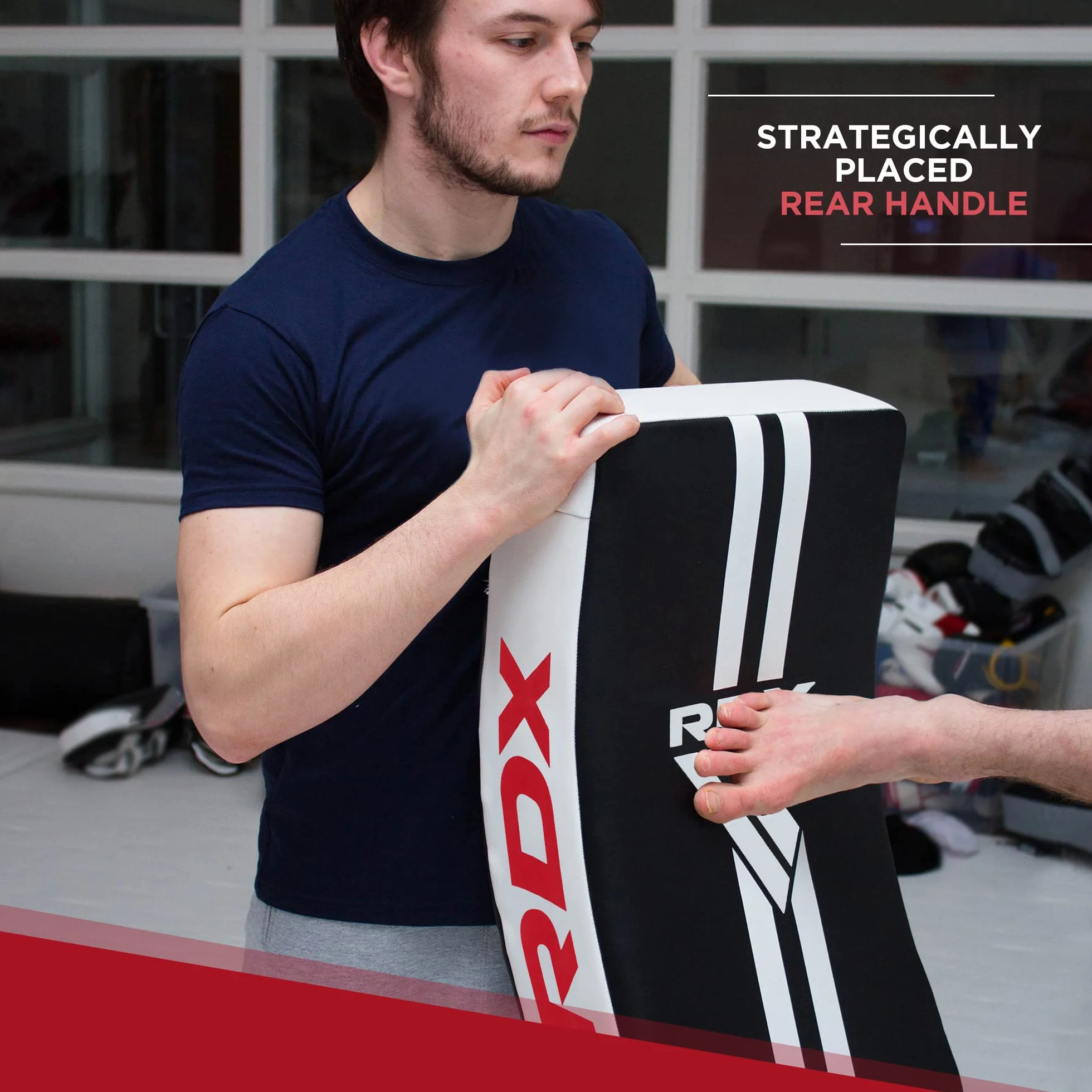 RDX Escudo Muay Thai Boxeo Paos Mano Patada Entrenamiento Pad Manoplas Segunda