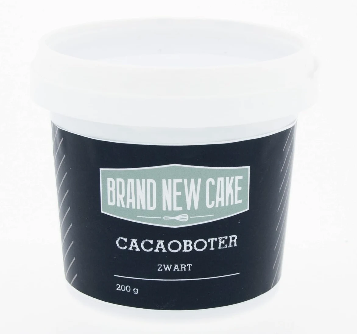 BrandNewCake® Manteca de Cacao Negra 200g - Colorante de Chocolate - Colorante Alimentario Comestible