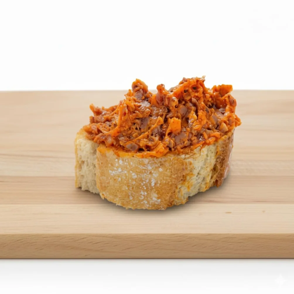 Zurrapa de Lomo Roja 500g – Manteca Ibérica – Receta Tradicional Serranía de Ronda – Sin Gluten – Untable | artesana para tostadas desayuno aperitivo pimentón especias carne fundente