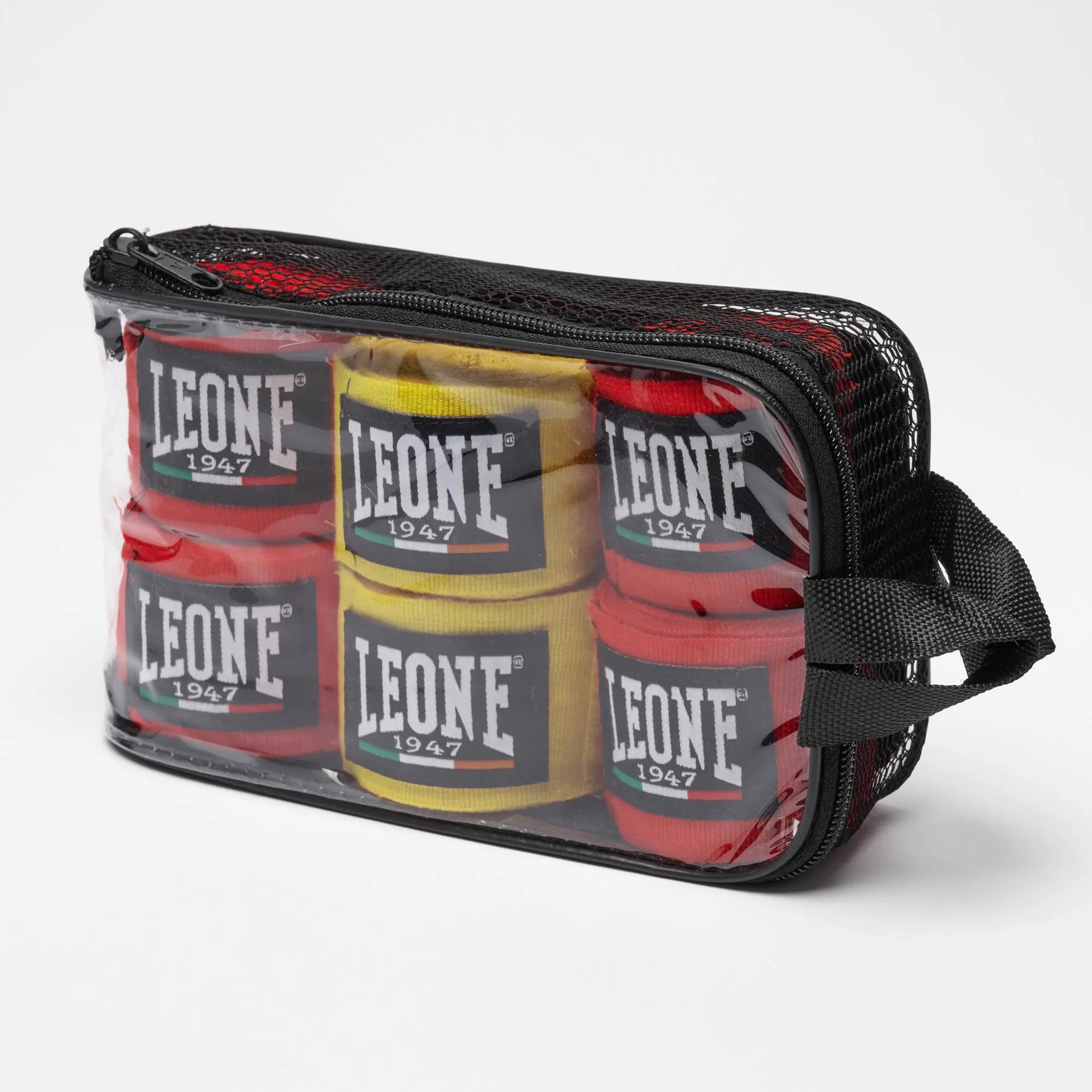 LEONE 1947 Vendajes Rojo Negro Amarillo 350 cm