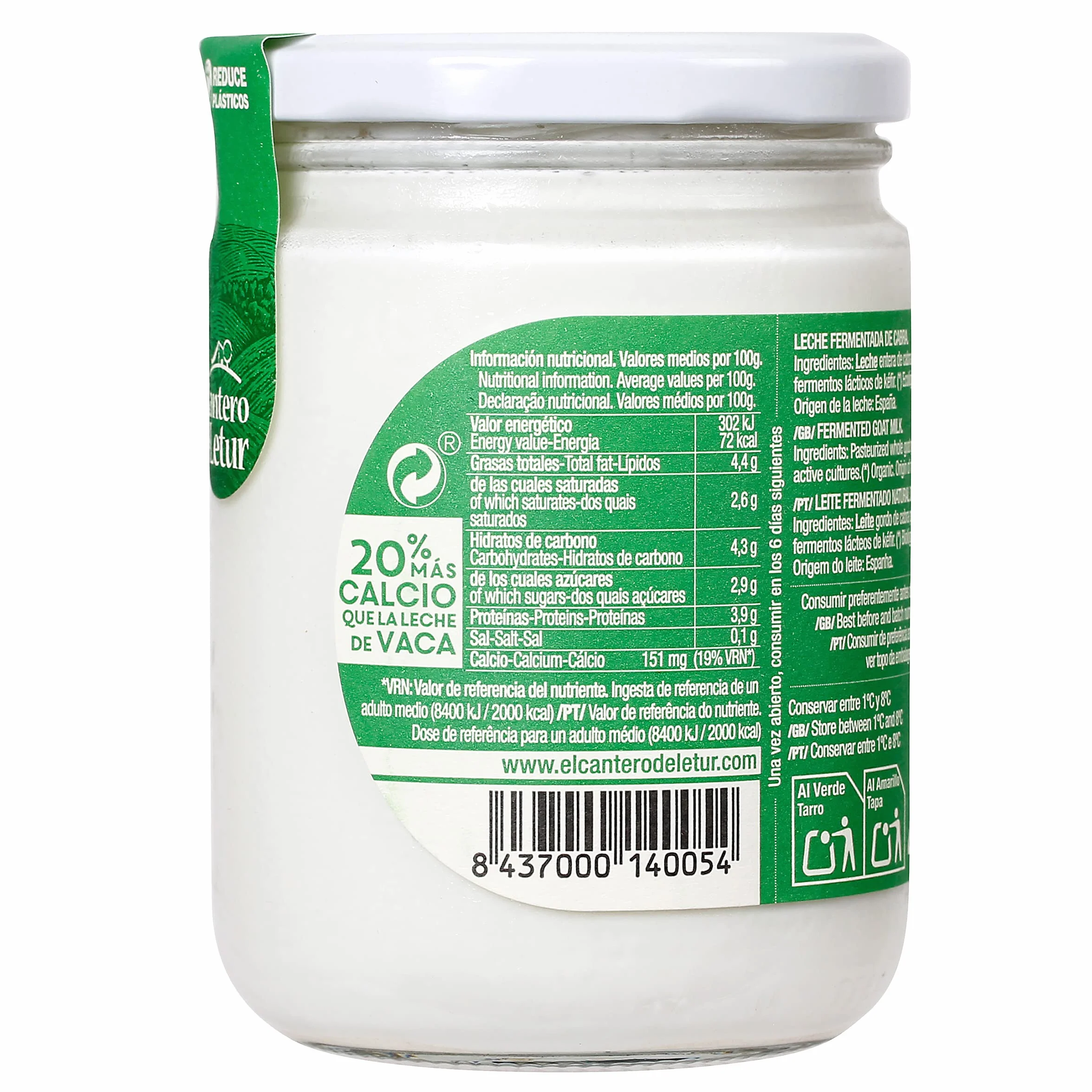 KEFIR DE CABRA entero 420gr BIO