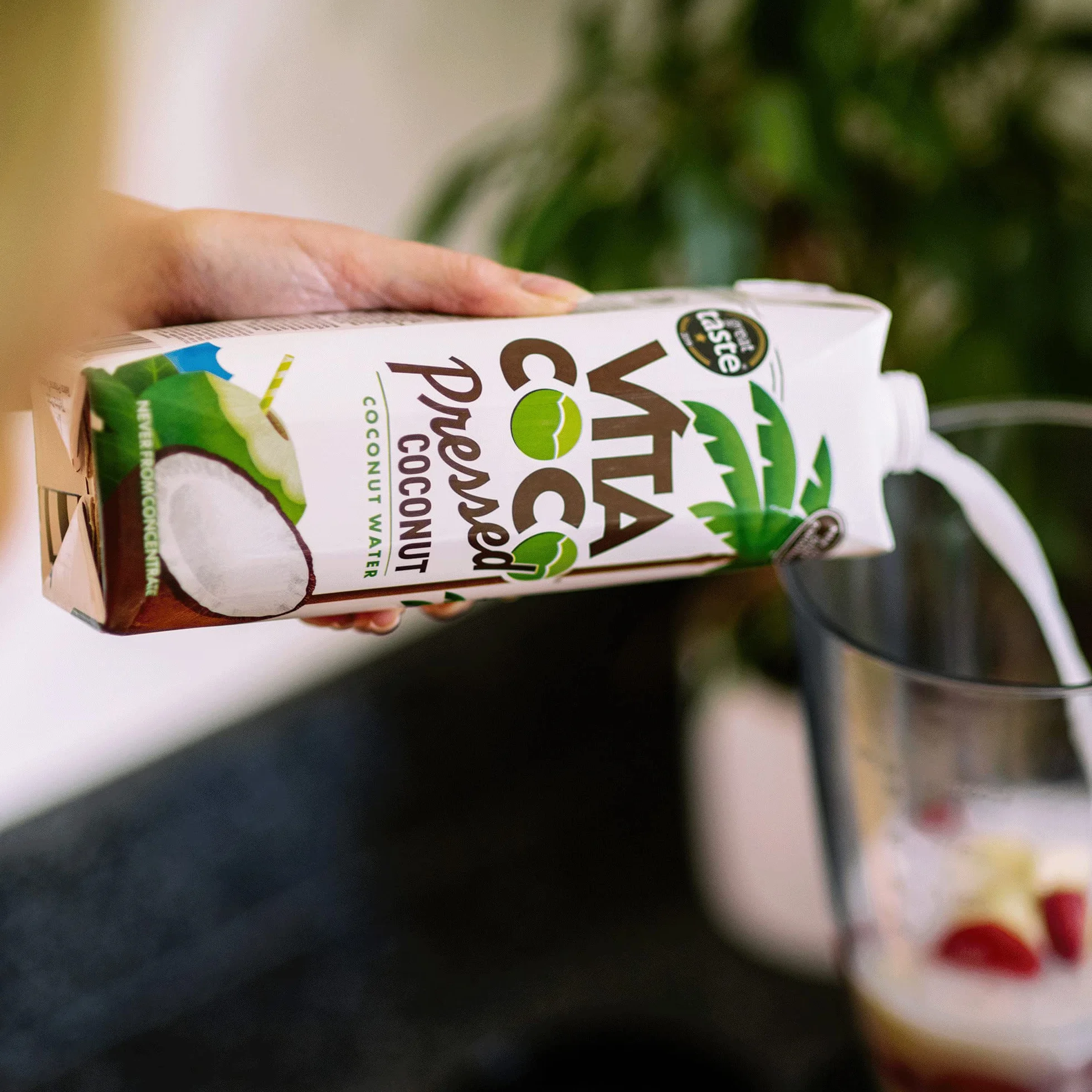 Vita Coco Agua De Coco Prensada 1L x 6 Hidratante Natural Sin Gluten