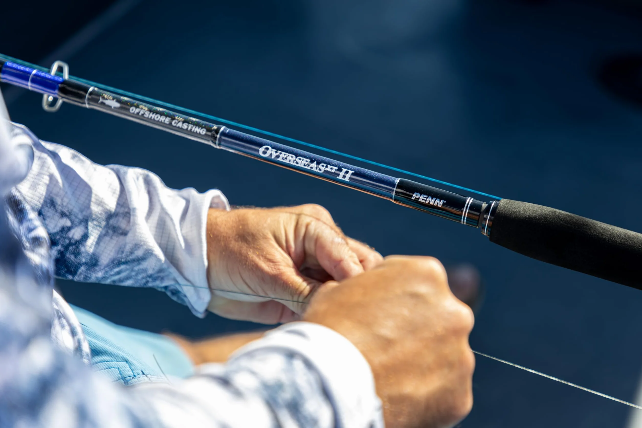 PENN Overseas XT II Offshore Casting Caña de Pescar para Agua Salada Atún Carbonero Pesca Deportiva