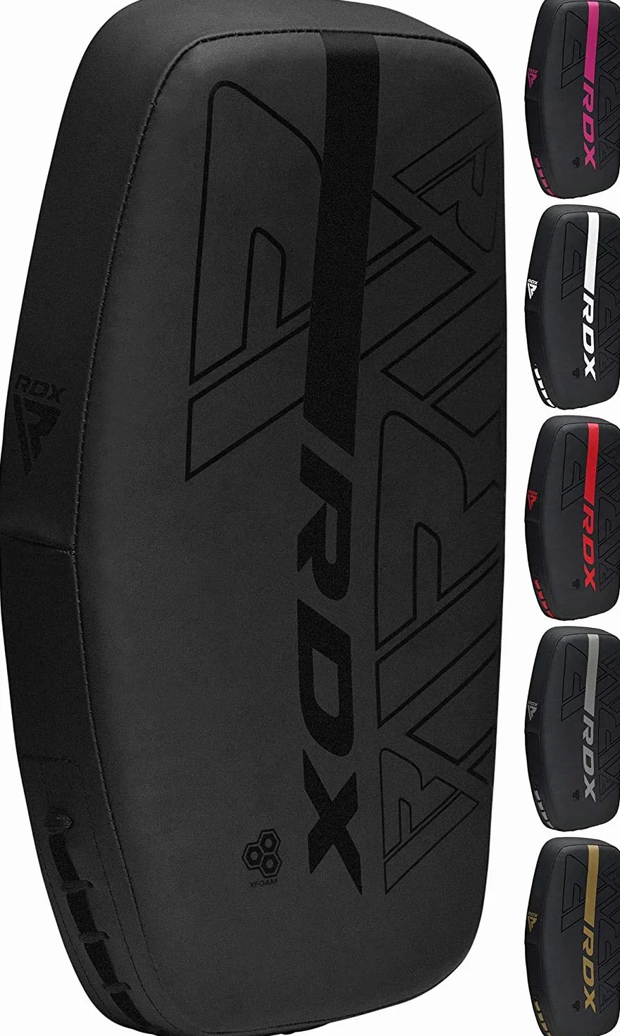 RDX Thai Pads Muay Thai Kick Boxing Entrenamiento Cuero Boxeo Almohadilla Escudo Manoplas MMA Kicking Sparring