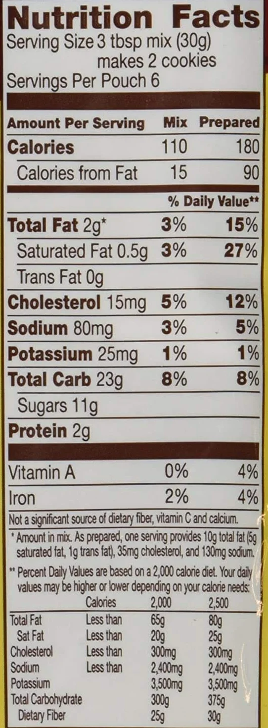 Betty Crocker Snack Size Sugar Cookie Cookie Mix - 6.25 Oz Each (Pack of 3)