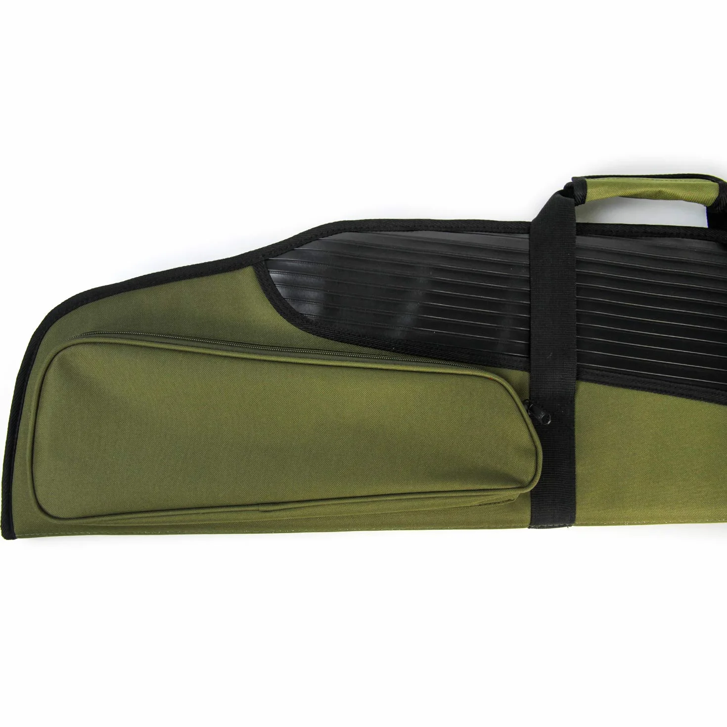 Funda para Carabina Acolchada Bolsa de Transporte con Correa de Hombro Ajustable para Rifle Armas Verde 130cm