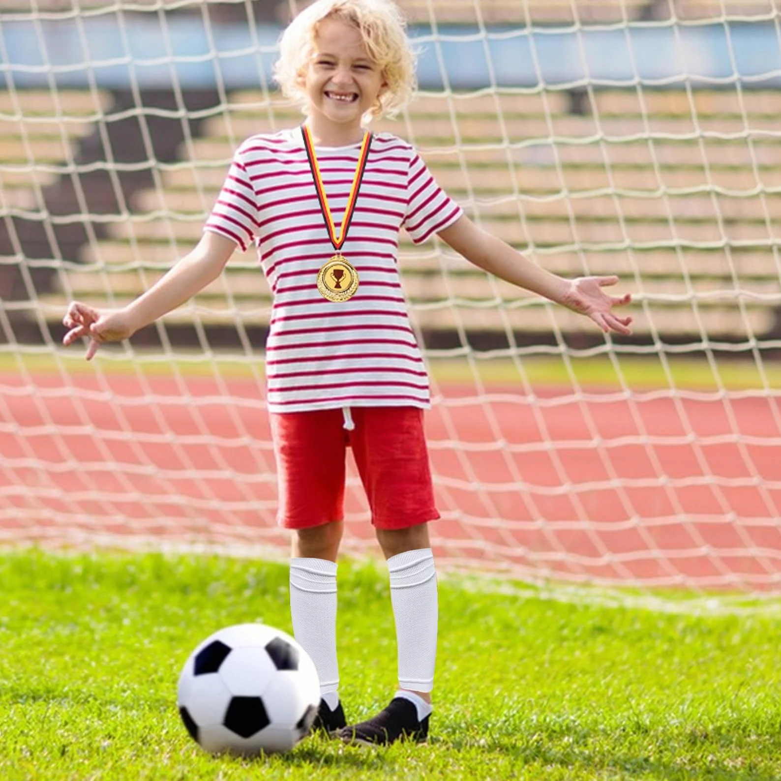 Espinilleras de fútbol con Bolsillo de inserción Transpirables para niños jóvenes Adultos Negro Blanco