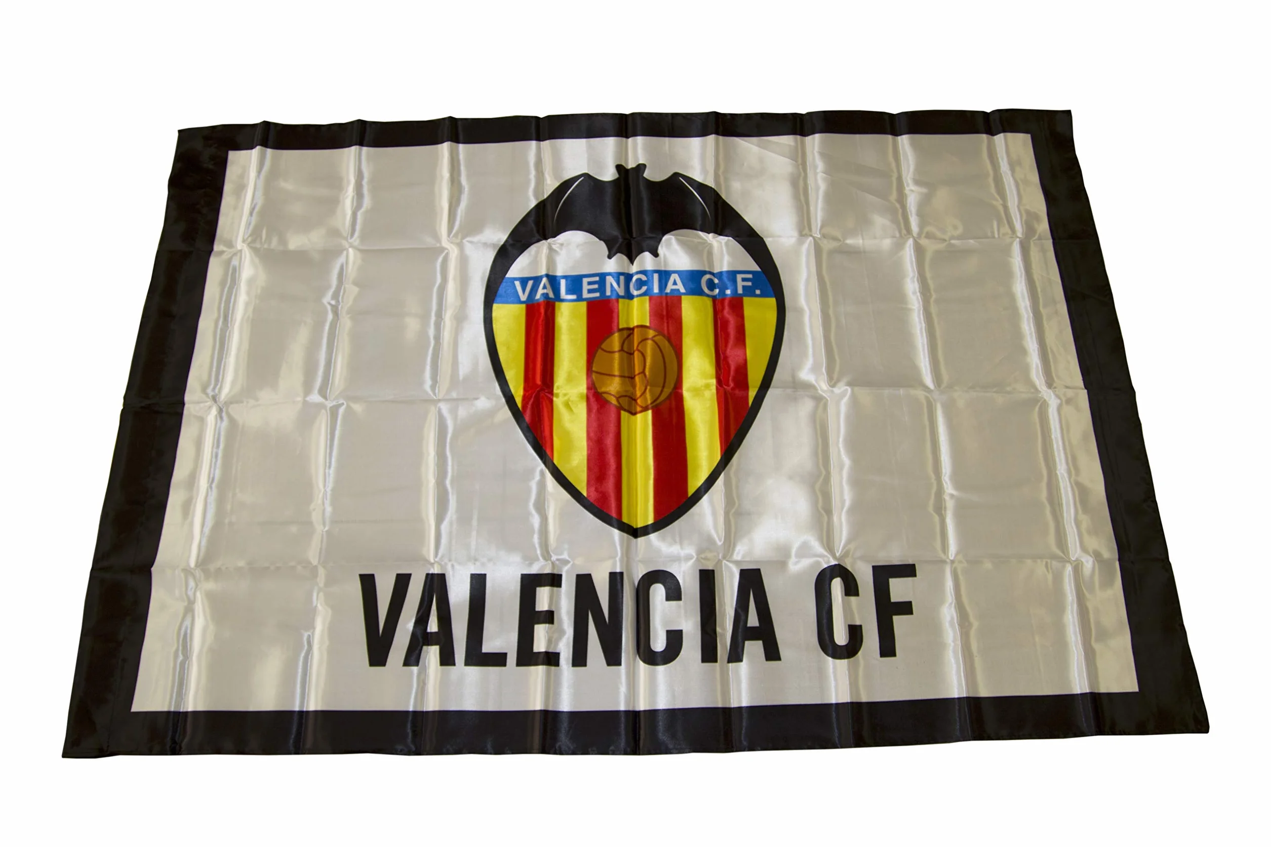 Valencia CF Bandera, Blanco/Naranja, Única