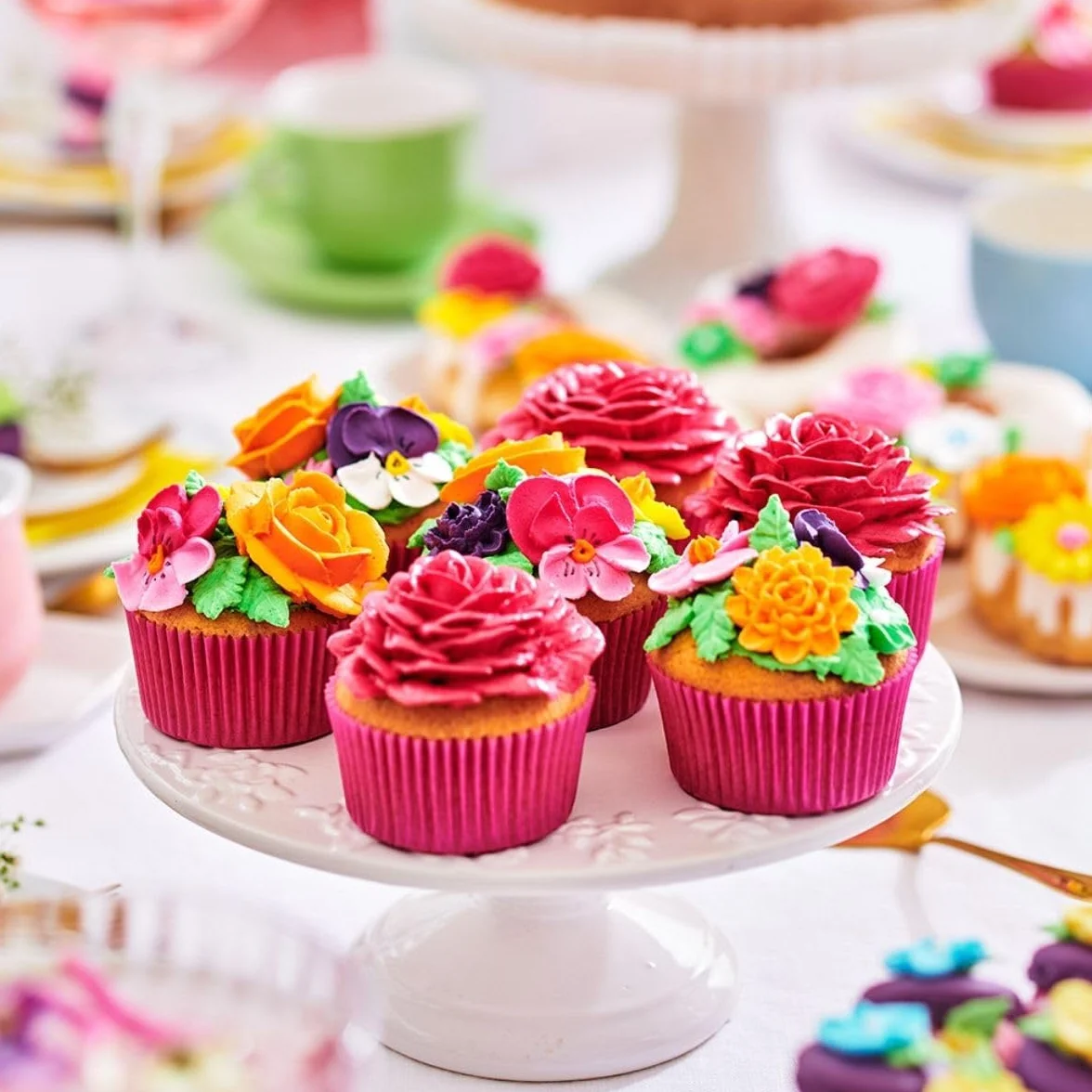 FunCakes Preparado Crema de Mantequilla: Fácil de Usar, Cremosa, Perfecta para la Decoración de Tartas, para Cubrir y Rellenar Cupcakes, Halal. 1 Kg. 1000 g