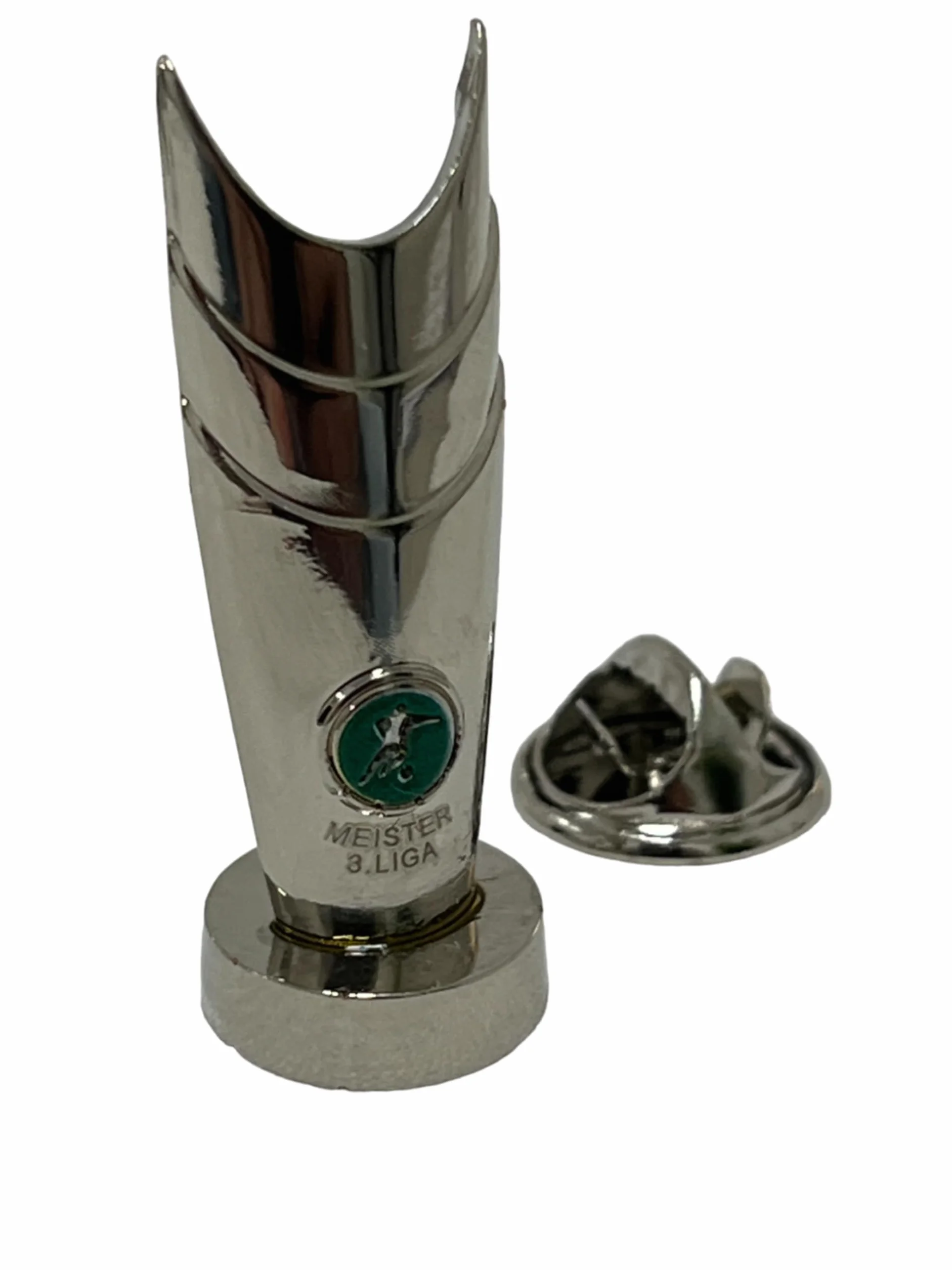 DFB Pin Anstecker Meisterpokal 3 Liga Pokal Trophy 30 mm Höhe Metall Miniatur Zamak Fußball Fanartikel