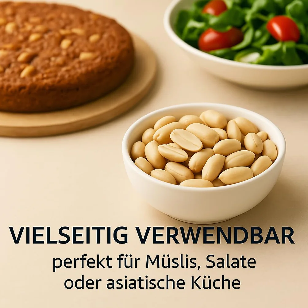 Cacahuetes tostados sin sal sin aceite natural sin cáscara 5 kg vegano snack