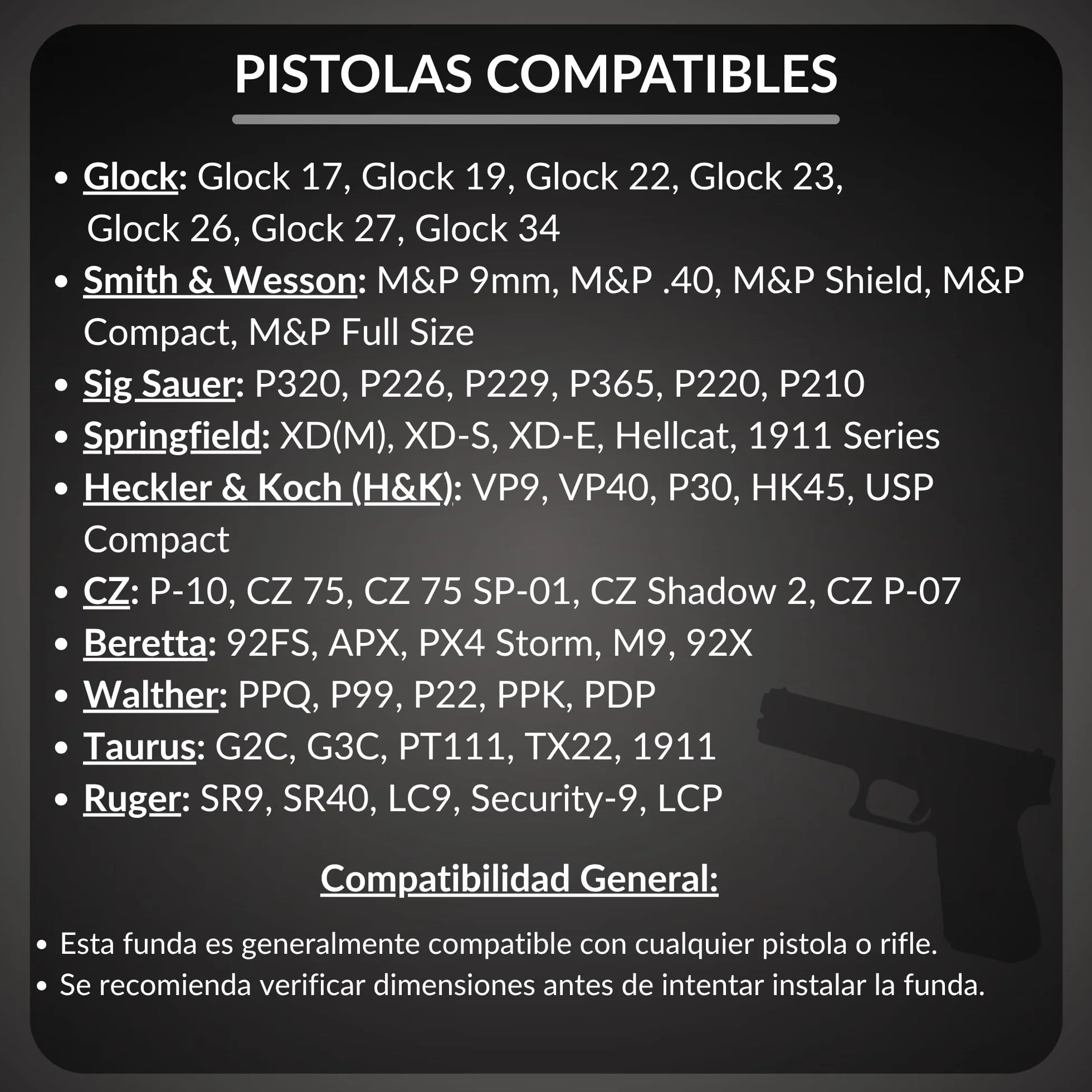 Sibo Airsoft Funda Pistola Empuñadura Pack 2 Unidades Grip Ergonómico Antideslizante Goma Silicona Accesorio Caza Tiro Outdoor