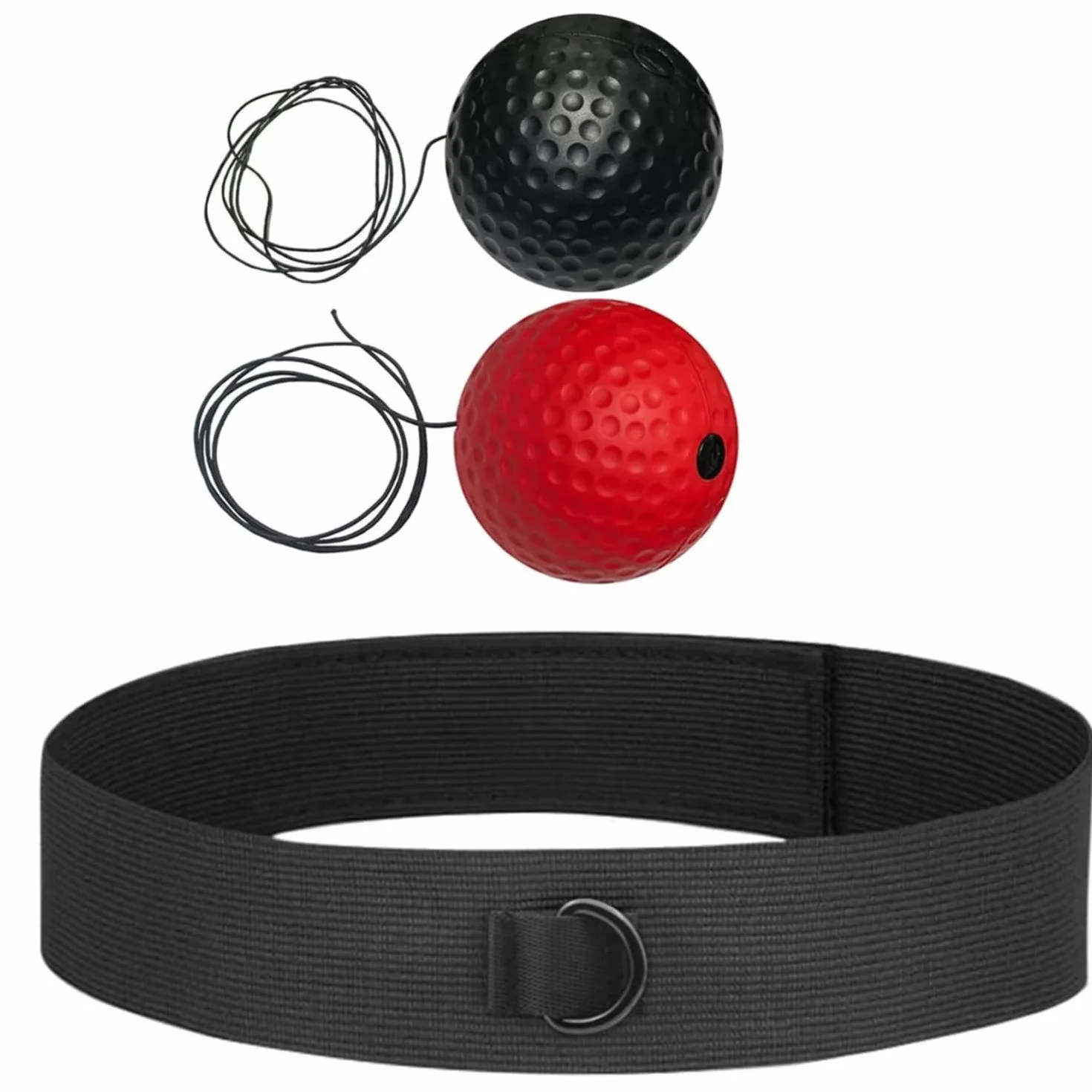 Pelota de Entrenamiento para Boxeo y Reflejos - Juego de 2 Pelotas de Reacción con Diadema Ajustable