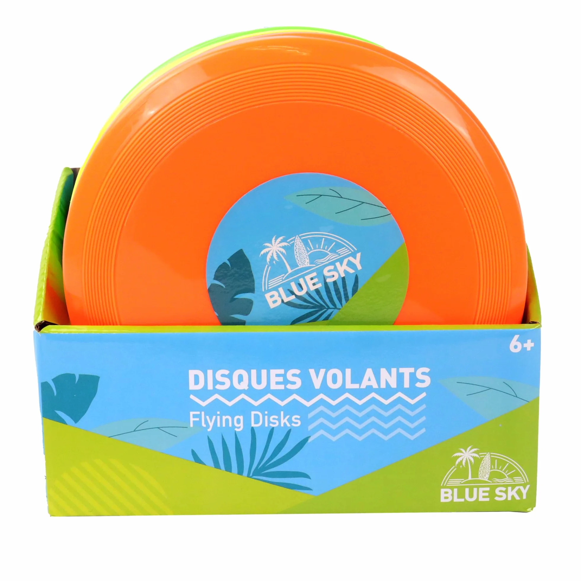 BLUE SKY Disco Volador Frisbee Juego al Aire Libre Plástico Juguete Niños Adultos