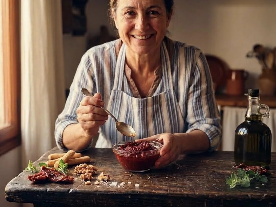 Paté de Tomate Seco (Pack 4 x 115g) - Nuestro mejor Paté de Tomates Secos Artesana par Untar- Aperitivo Gourmet Vegano - Ideal para Tostadas, Pasta y Tapas