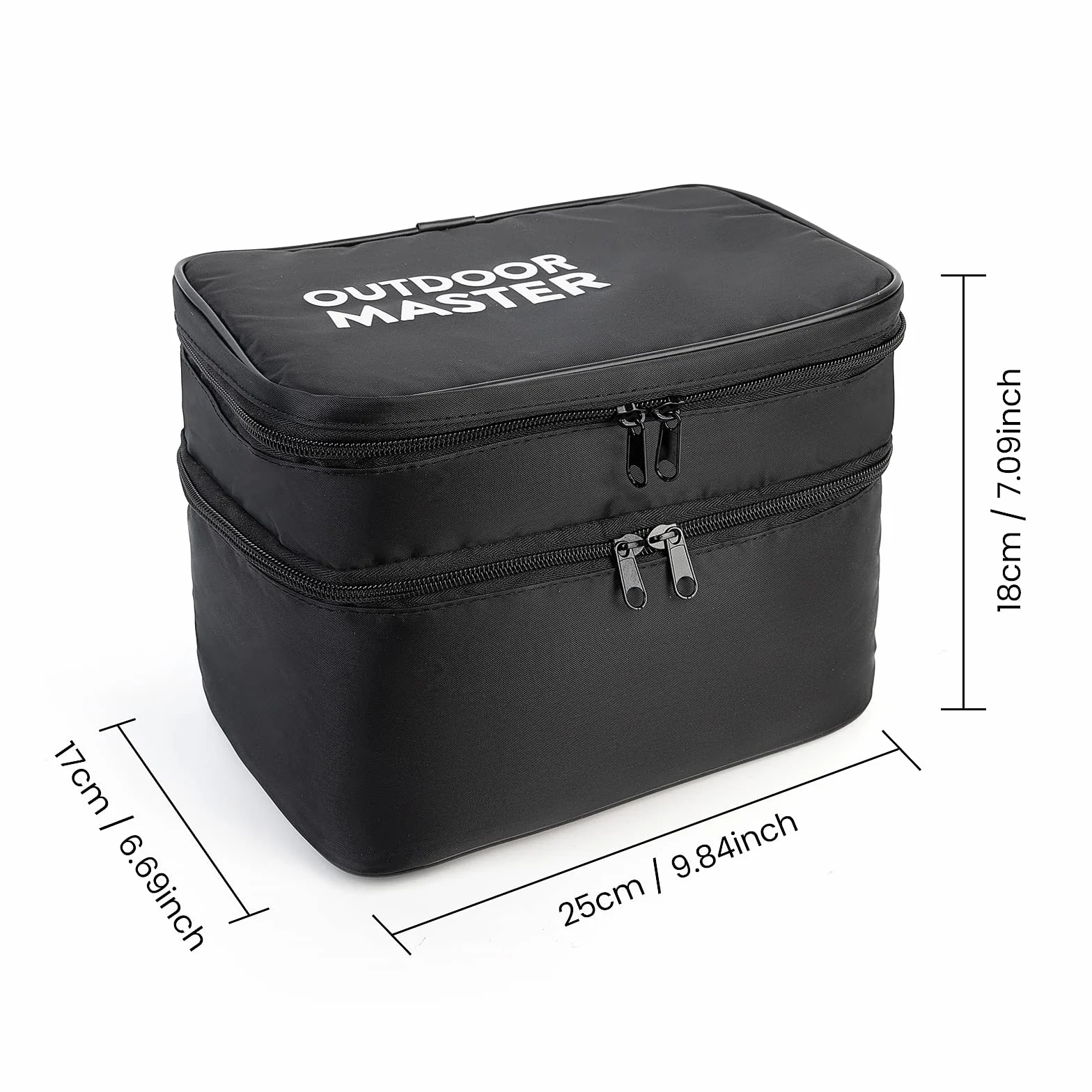 OutdoorMaster Kit de afinación y encerado para esquí y snowboard con plancha de cera, cera universal, afinador de bordes, cepillo, raspador de cera, Ptex, tornillo de fijación, banda de goma (negro)