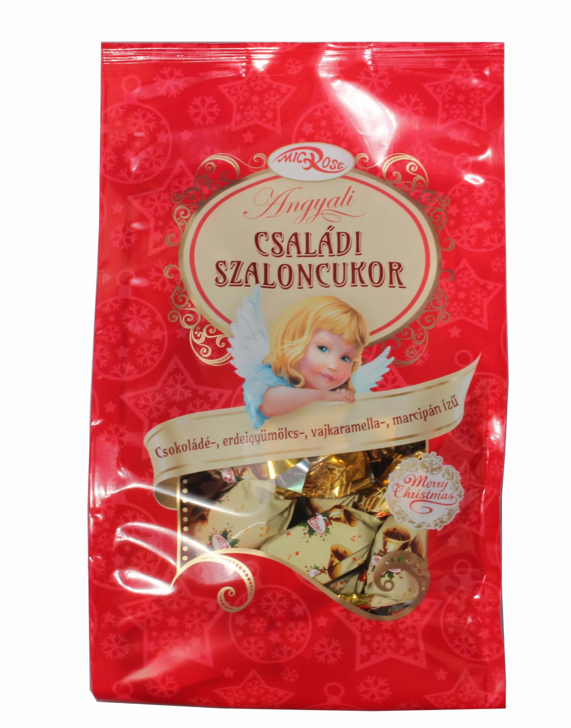 Angyali családi szaloncukor 300 g csokoládé erdeigyümölcs vajkaramella marcipán