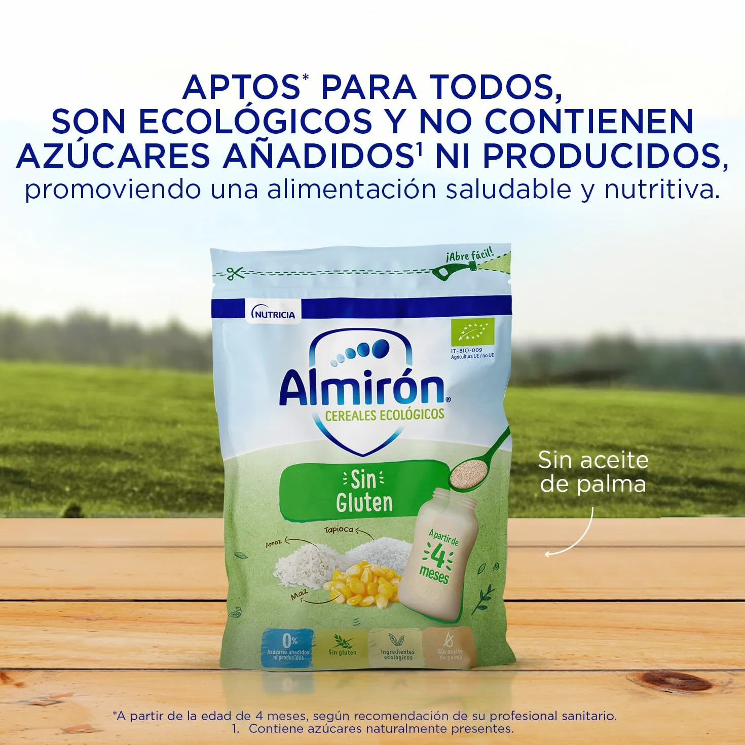 Almirón Cereales Infantiles Ecológicos Sin Gluten - Apartir de los 4 meses - 200g