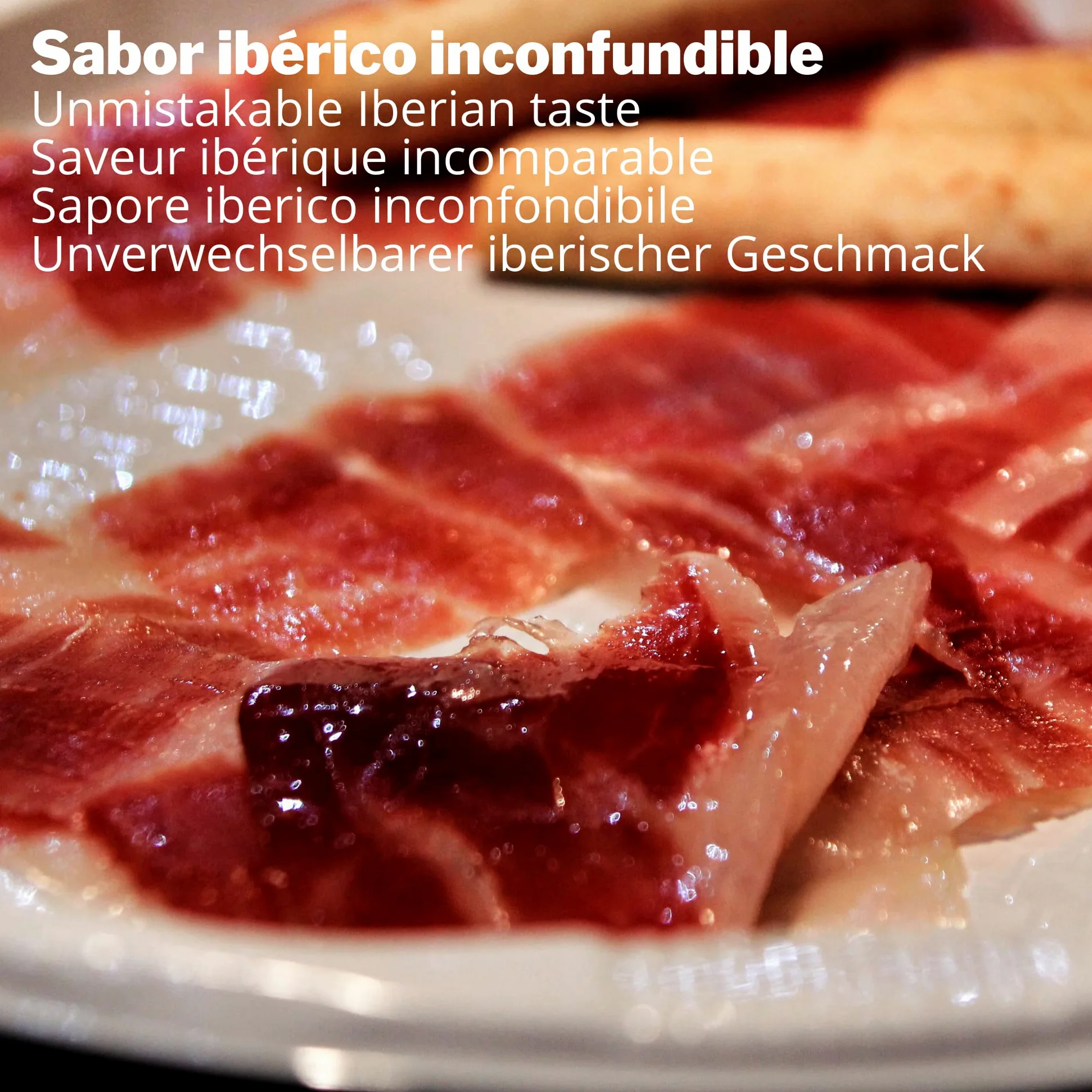 2 kg Punta de Jamón de Cebo de Campo Ibérico 50% Raza Ibérica Deshuesado - Jamon Iberico de Elaboracion Tradicional - Embutidos ibéricos