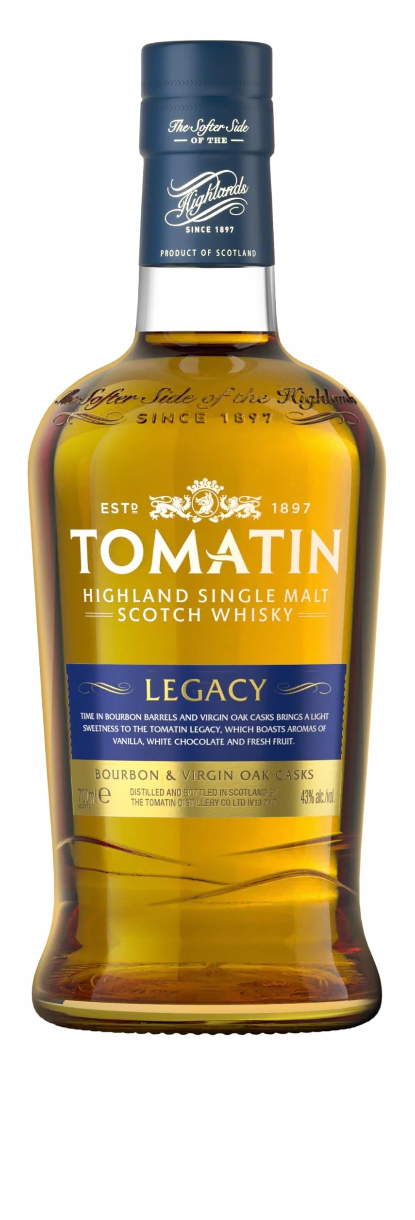 Tomatin Legacy Highland Single Malt Scotch Whisky 43% Vol. 700 ml