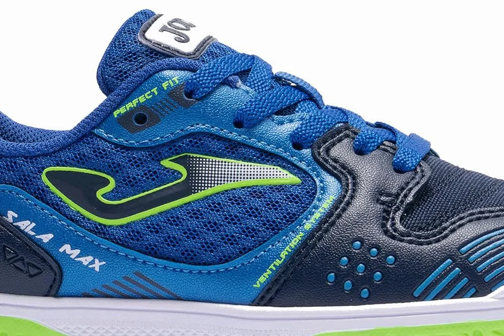 Zapatillas fútbol Sala Joma MAX JR 2604 Royal Indoor para niño