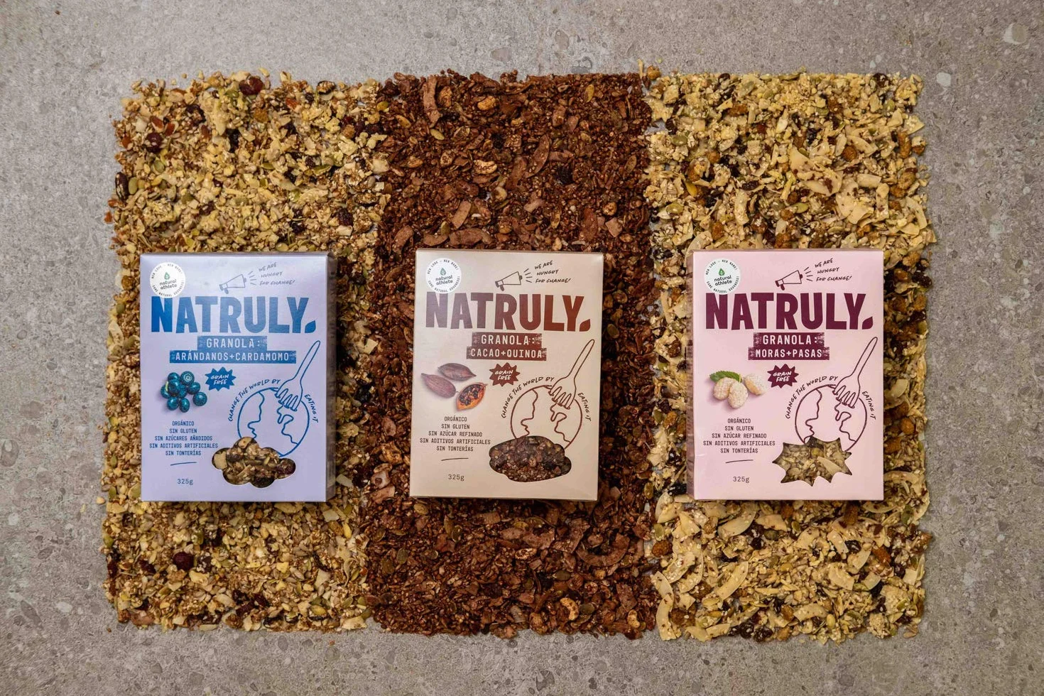 Granola BIO NATRULY Cacao Coco y Quinoa Sin Cereales Sin Gluten Sin Azúcar Refinado Vegana 325g