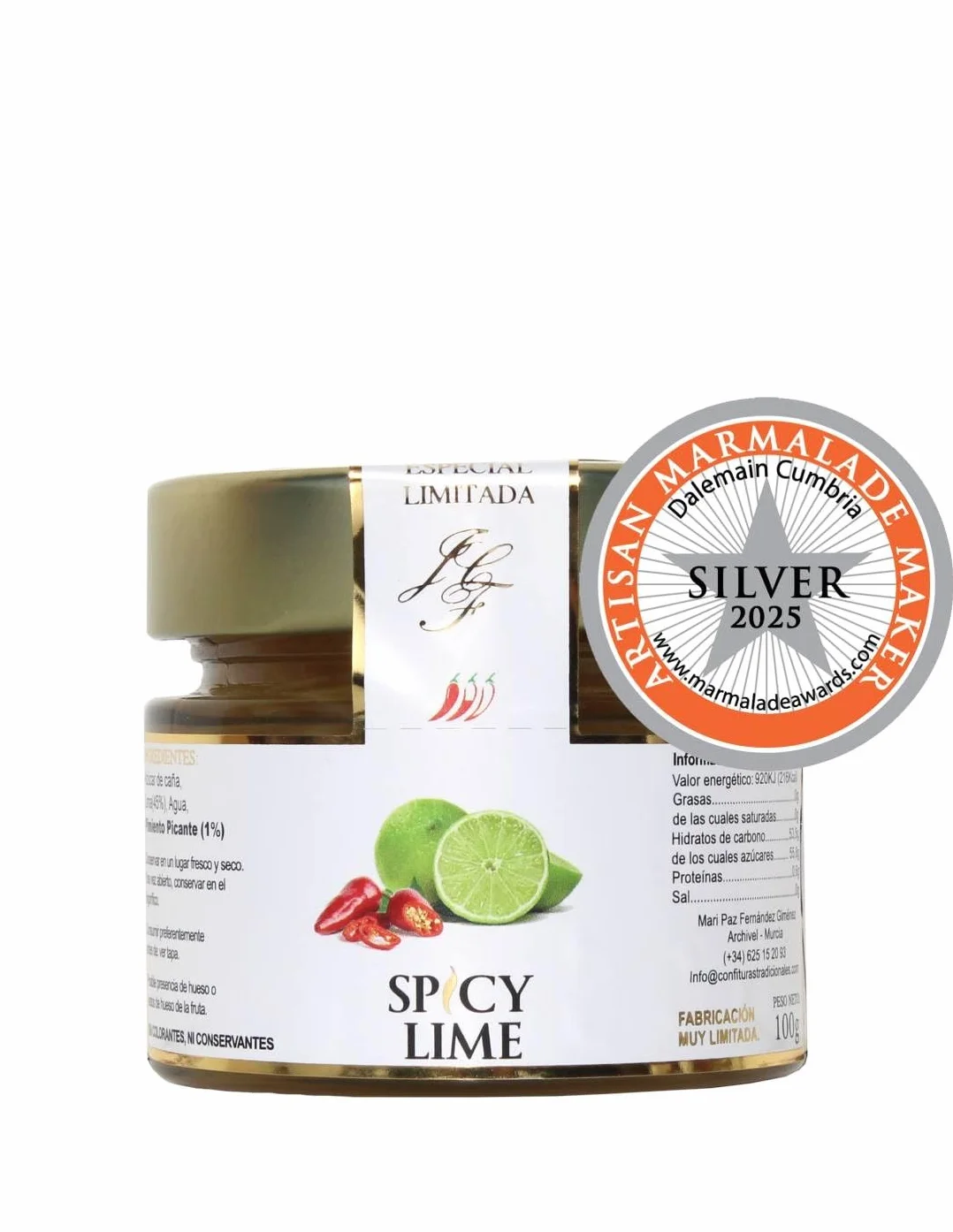 Mermeladas Tradicionales | Lima Picante "Spicy Lime" - 3 Tarros x 100 gr