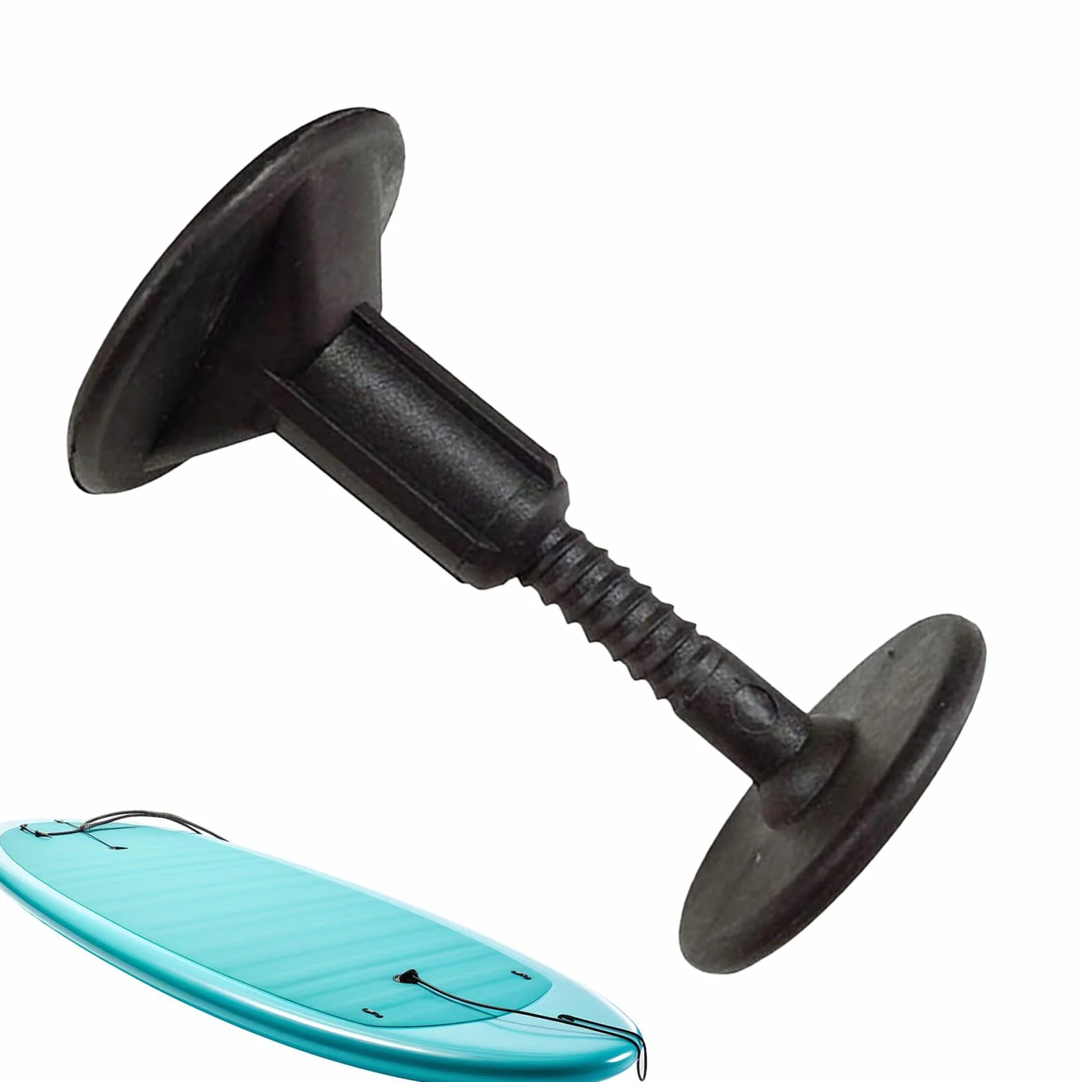 Enchufe para tabla de surf de cuerda para correa, accesorio portátil de fijación bobinado