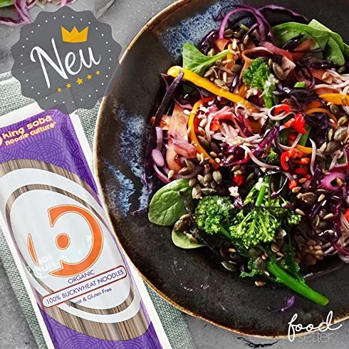 King Soba 12 fideos de trigo sarraceno orgánico sin gluten 250 g