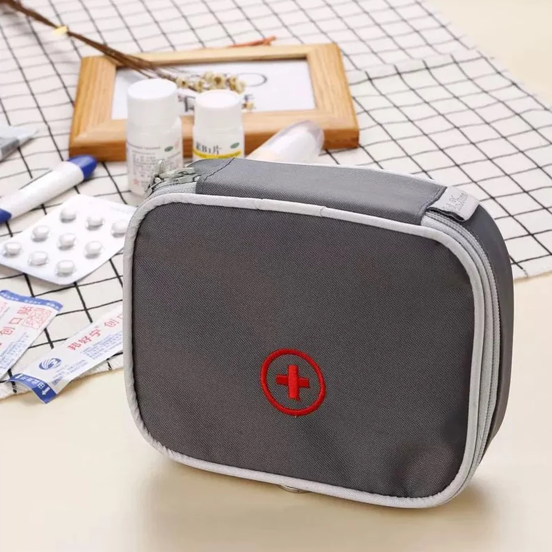 Kit de Primeros Auxilios vacío para Viajar, Bolsa de Almacenamiento Médica de Emergencia