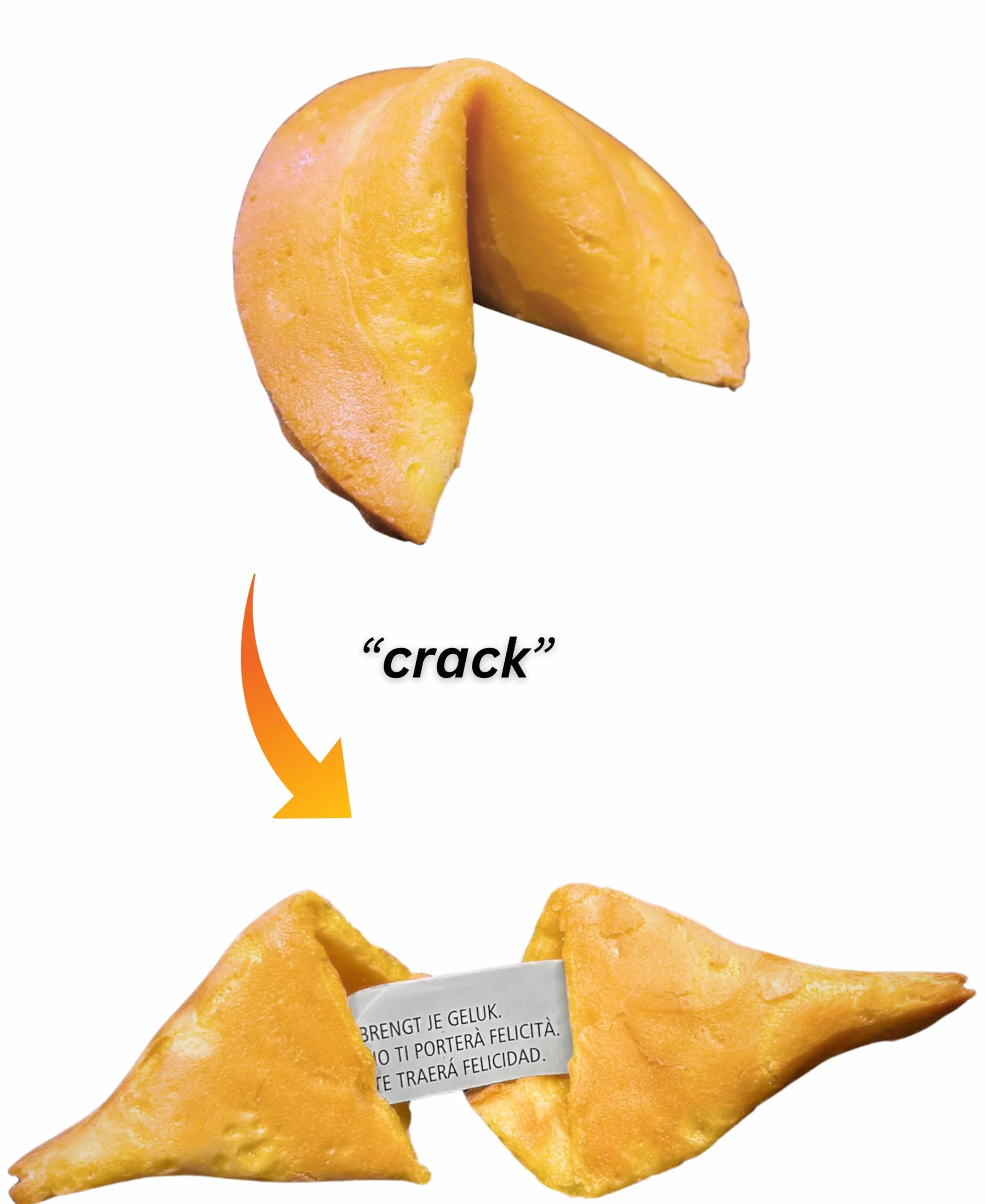 Silk Road Galletas de la Fortuna - Mensajes en Español y más Idiomas - Pack Laborawi (Individual)