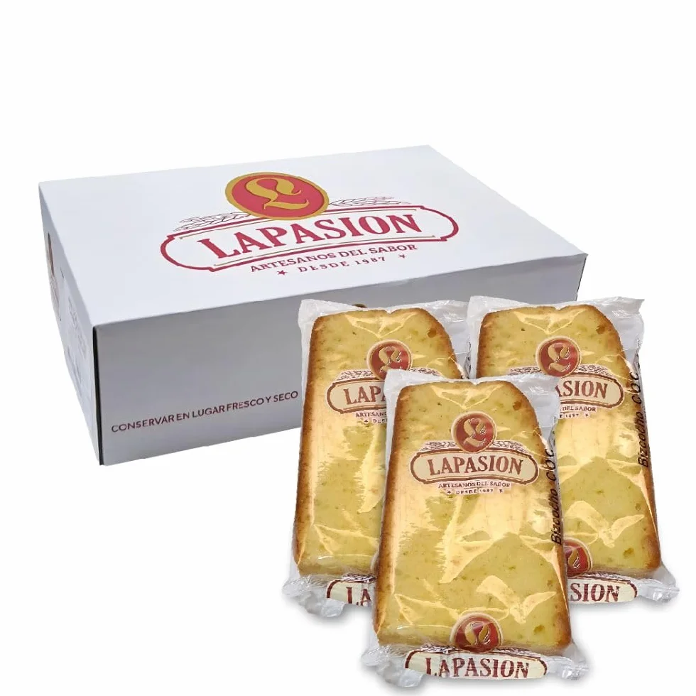 LAPASION - Bizcocho COC envuelto | Bizcochos Casero | Individual | Sobaos | Bollos caseras | Bollería | Ideales para Desayunos y Meriendas | 2 Kg