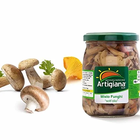 Setas Mixta en aceite 540 Gr - Cartón 6 piezas