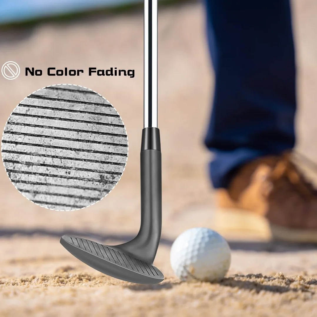 MAZEL Cuñas de Golf 68 70 72 Grados 35 Pulgadas Diestros QPQ Negro CNC Fresado