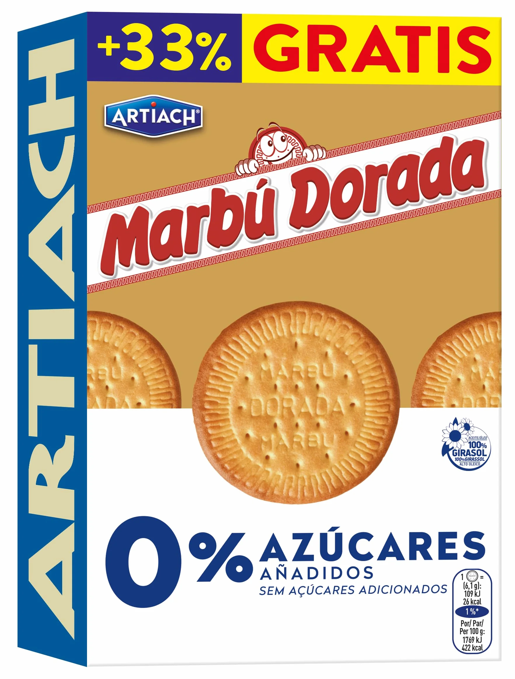 Marbú 0% Azúcares 300g + 100g gratis