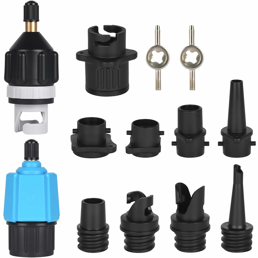 OFFCUP Adaptador de Válvula para Canoa, Bomba de Aire Sup Convertidor, Accesorios para Paddle Board Kayak Bote Inflable