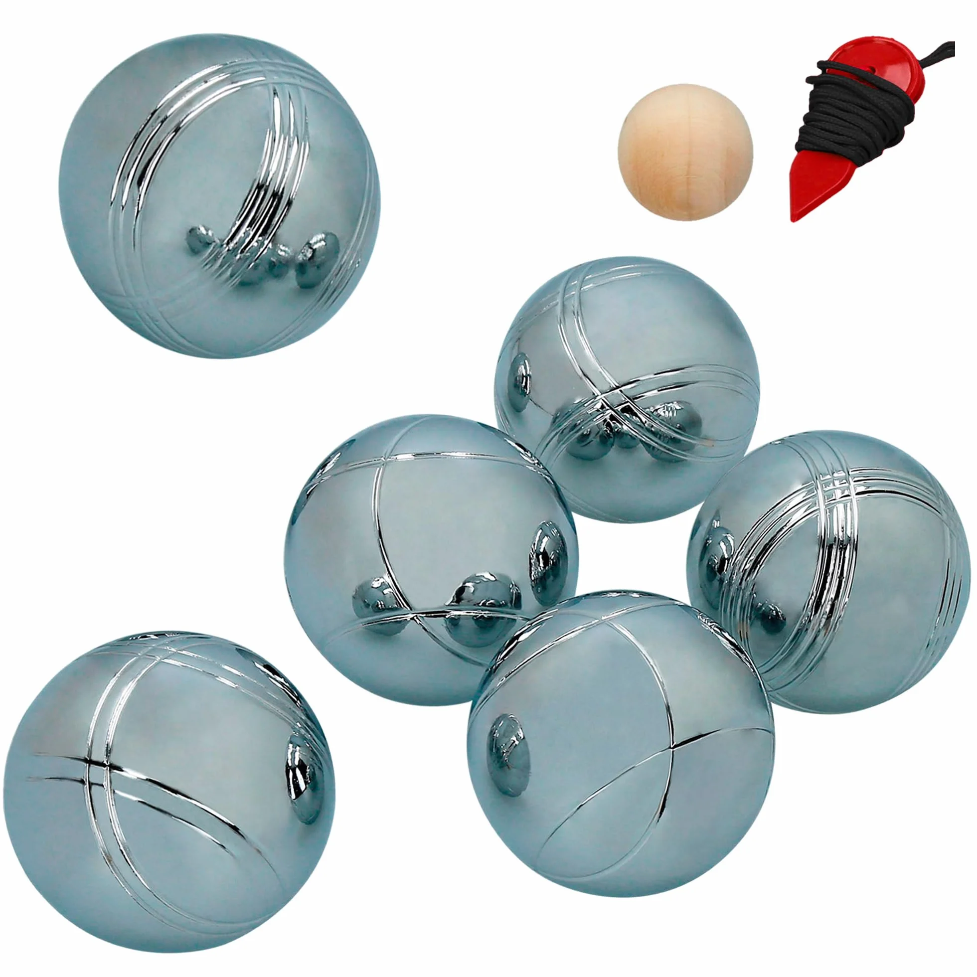 Aktive 54036 Set de petanca 6 bolas